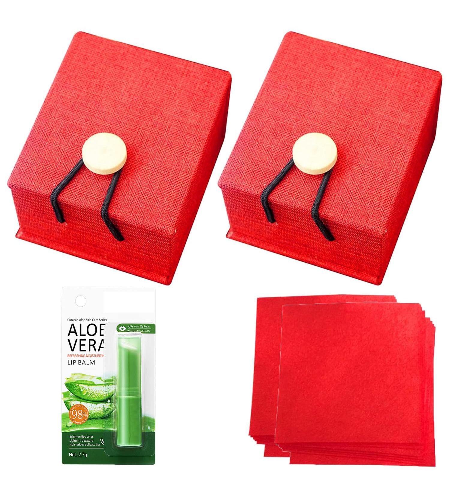 24PCS Chinese Ancient Lipstick Paper - Long Lasting Matte Disposable Lipstick & Aloe Red Makeup | Shop Now - Buy Online on GoSupps.com