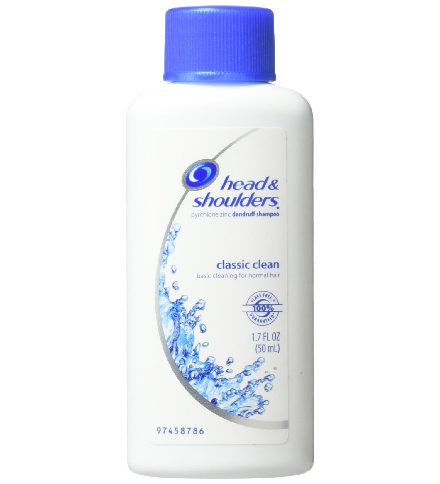 Head & Shoulders Classic Clean Dandruff Shampoo 1.7 oz - Pack of 3 - Buy Online on GoSupps.com