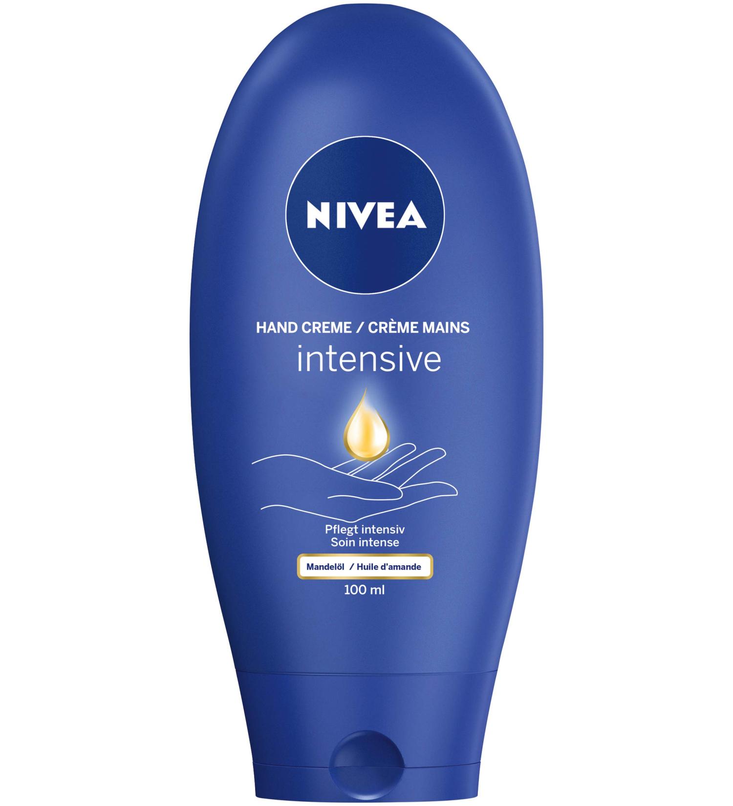 Nivea Intensive Care Hand Creme 3-Pack (3 x 100ml) - Nourishing Hand Cream with Almond Oil & Classic Fragrance | Buy Internationally - Buy Online on GoSupps.com