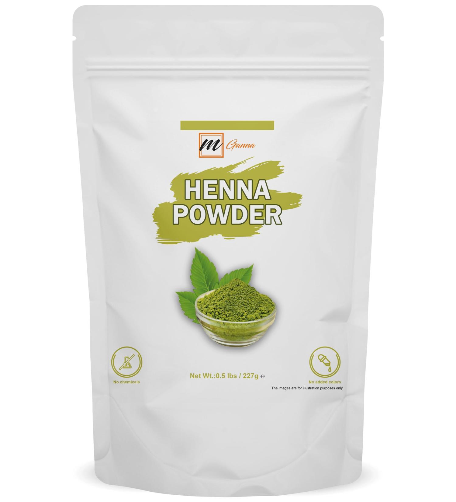 100% Natural Henna Powder | Pure Lawsonia Inermis 0.50 LBS 227 GMS For Hair Dye and Color | No Gluten | No Parabens | No Fillers | No Sulfates | No PPD or Any Chemicals for Healthy Hair Care - Buy Online on GoSupps.com