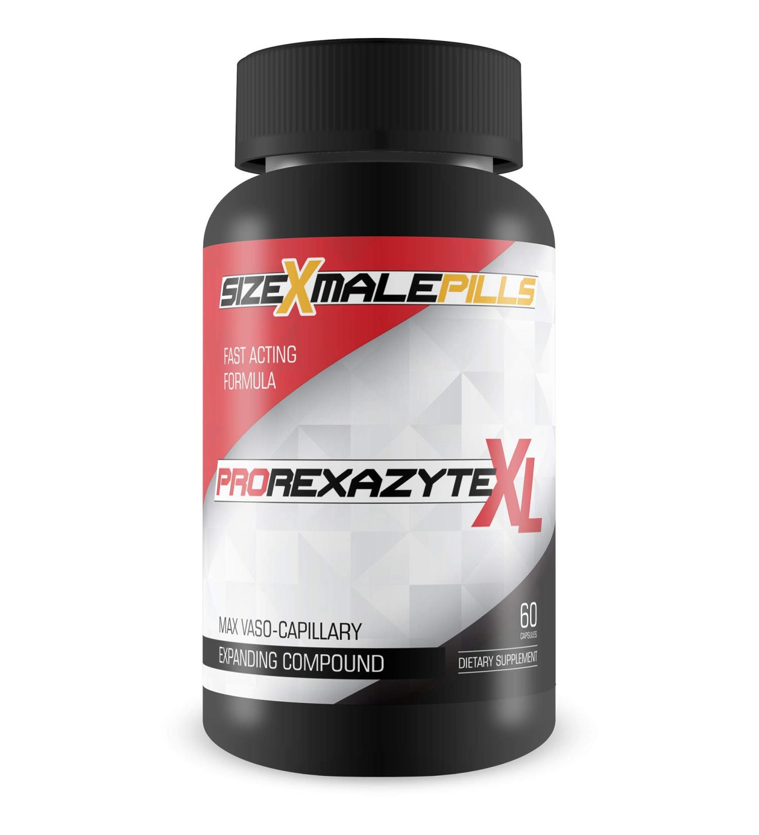 Pro Rexazyte XL - Max Vaso-Capillary Expanding Compound - L-Arginine Enlargement Formula for Improved Blood Flow and Vein Expansion - Pro XL Rexazyte Pills for Improved Circulatory Function - Buy Online on GoSupps.com