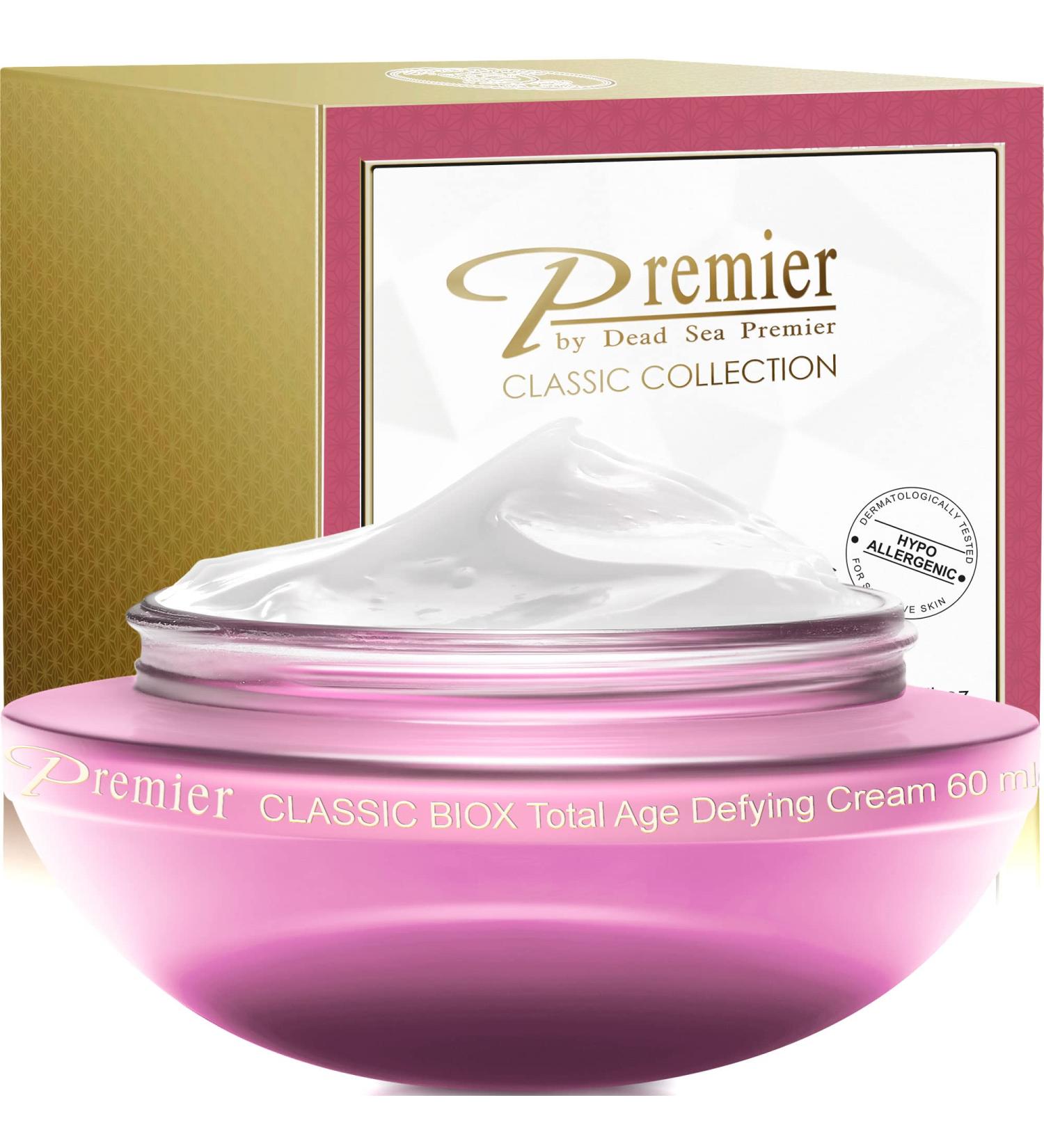 Premier Dead Sea BIOX Total Age Defying Cream - Anti Aging Wrinkle Cream - 2.04 Fl.Oz - Buy Online on GoSupps.com