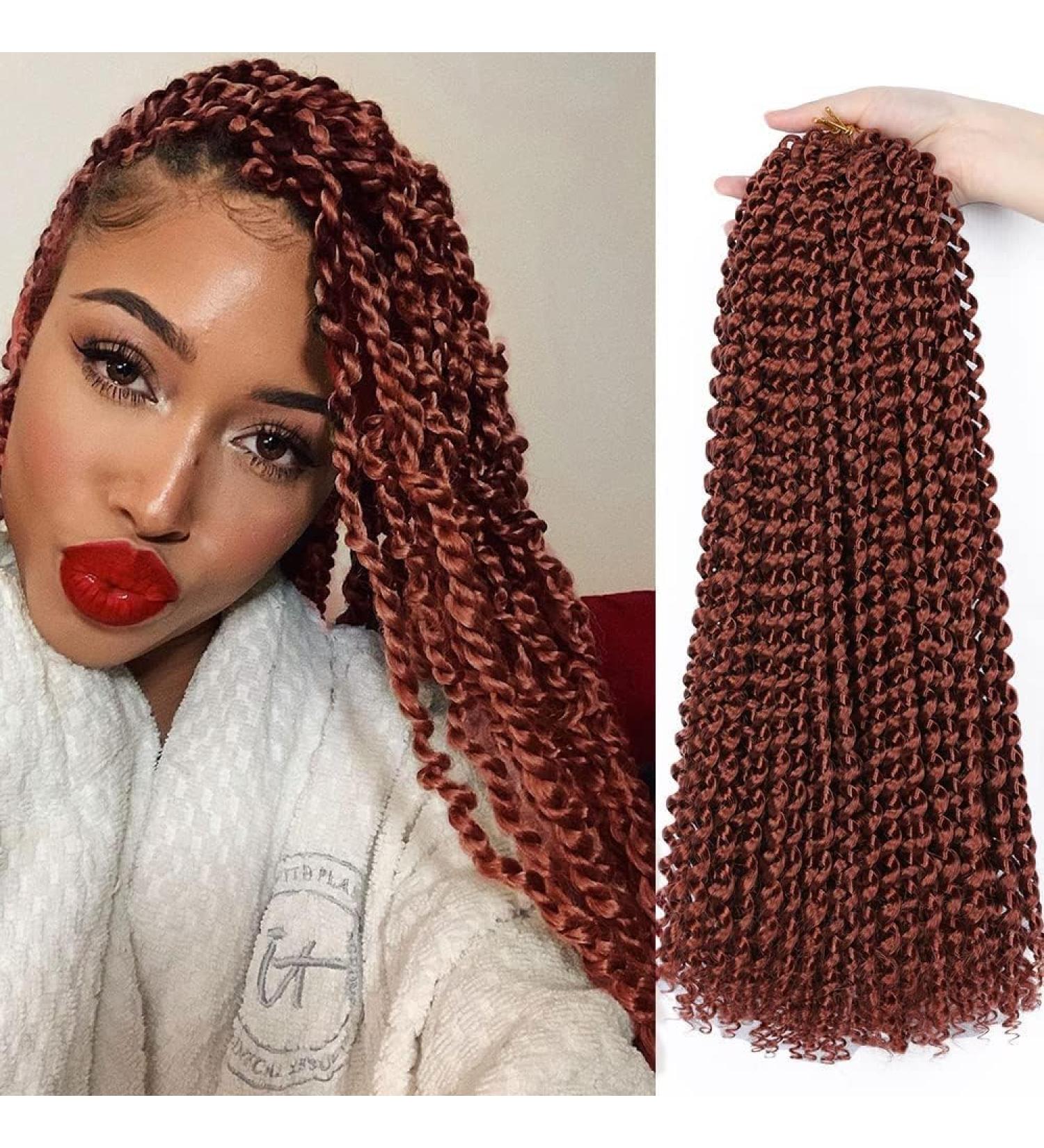 Passion Twist Hair - 6 Packs 18 Inch Crochet Braids | Yddm Synthetic Extensions - Best Value - Buy Online on GoSupps.com