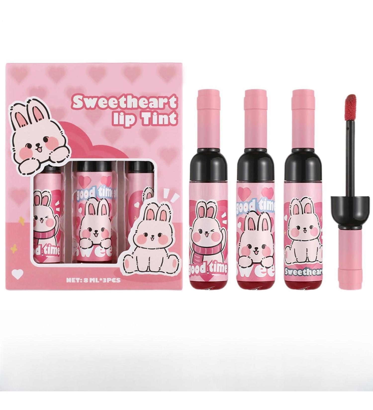 Fyrdyn Lip Gloss For WomenCaring Lip Gloss 3 Pieces 3 Pieces Long Lasting Moisturizing Tint Beauty Product for Valentines Day Christmas Mothers Day - Buy Online on GoSupps.com