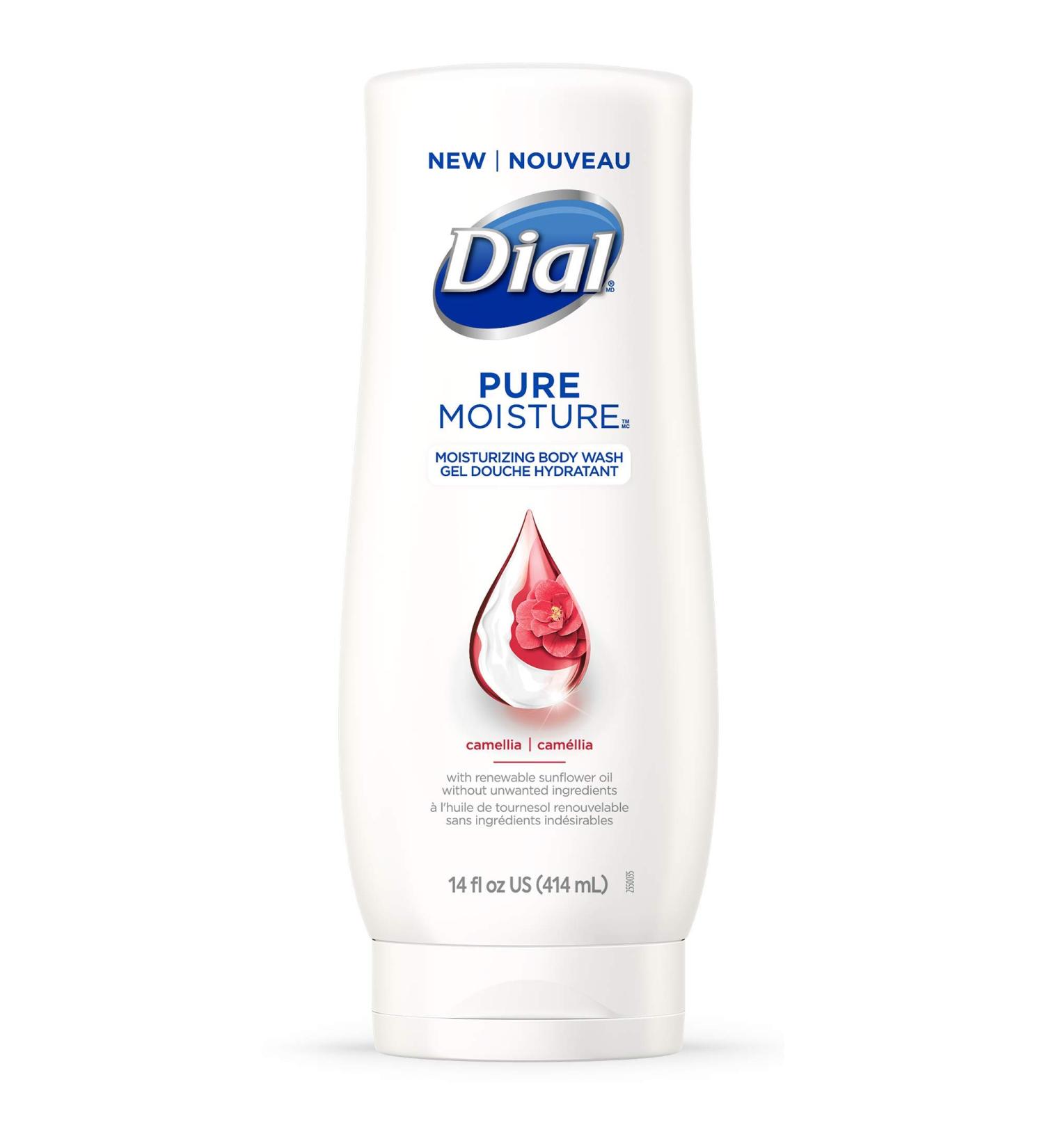 Dial Pure Moisture Body Wash - Camellia 14 Fl Oz (Pack of 1) - Buy Online on GoSupps.com