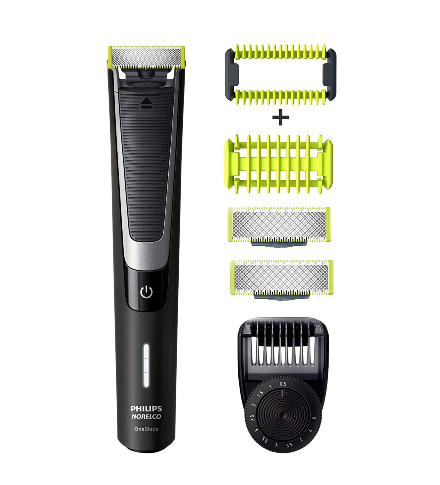 PHILIPS Norelco OneBlade Pro Kit QP6520 + Body Kit - Electric Trimmer and Shaver, Black - Buy Online on GoSupps.com