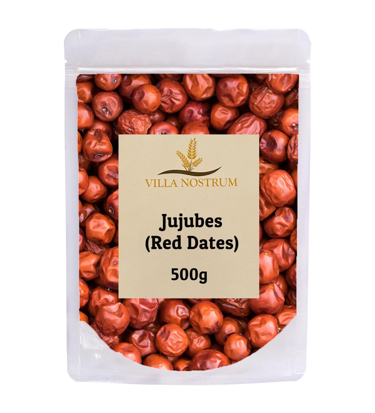 Jujubes (Red Dates) 500g by Villa Nostrum