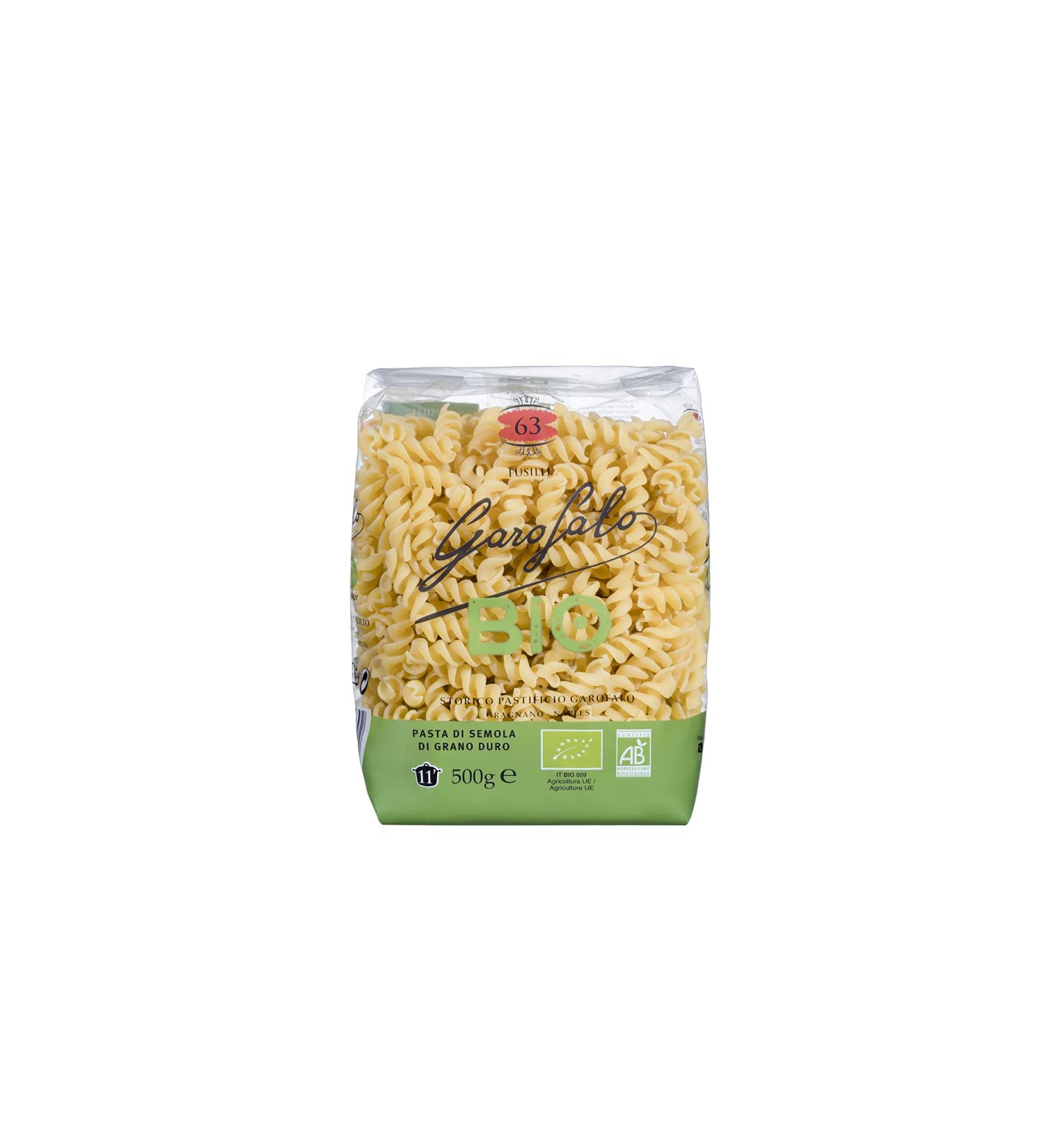 Garofalo Organic Fusilli Pasta 500g - Premium Quality Italian Pasta - Buy Online on GoSupps.com