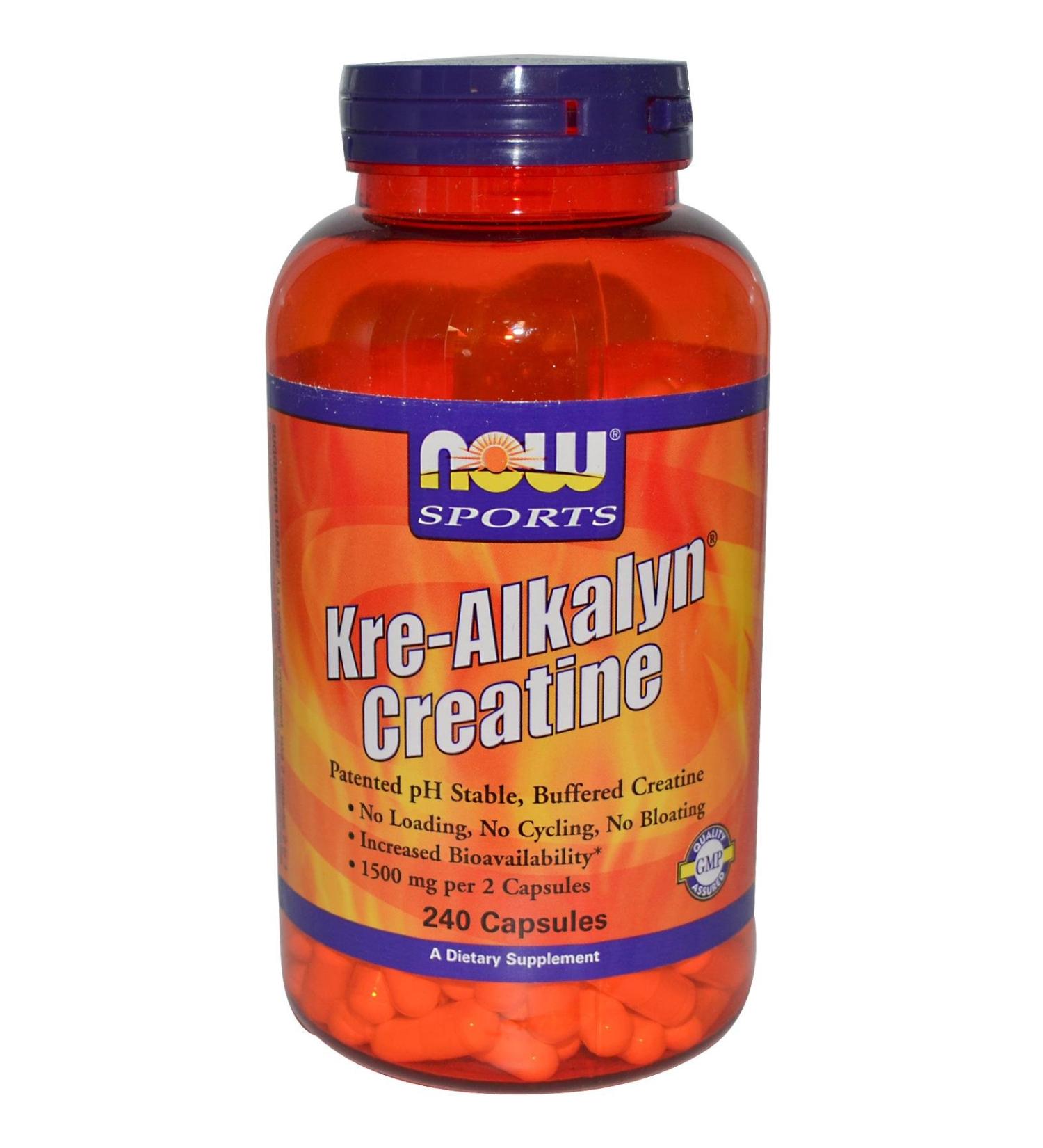 Now Foods Kre-Alkalyn Creatine - 240 Capsules 240 Count (Pack of 1)