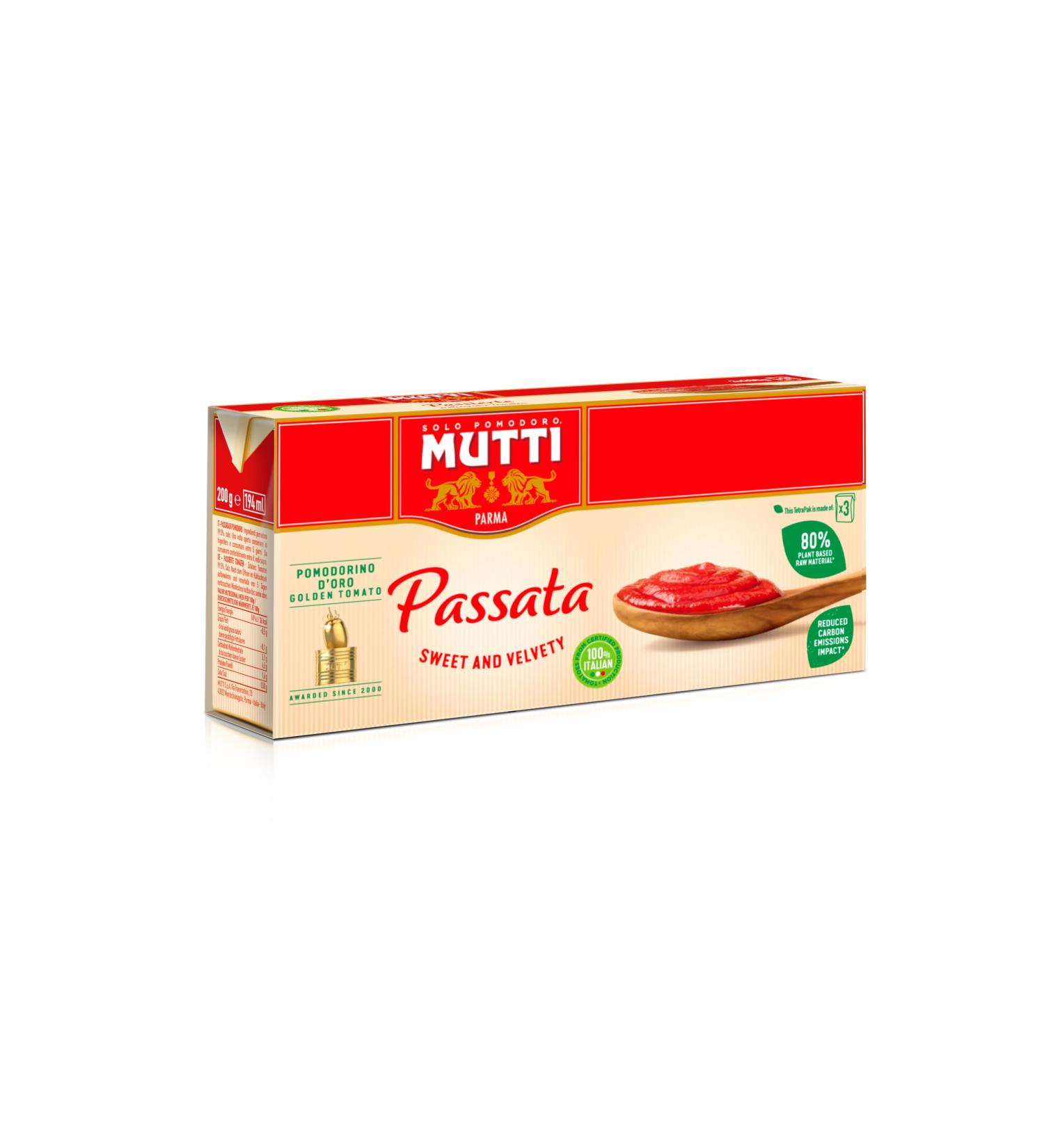 MUTTI Pur e de tomates 3 x 200 g