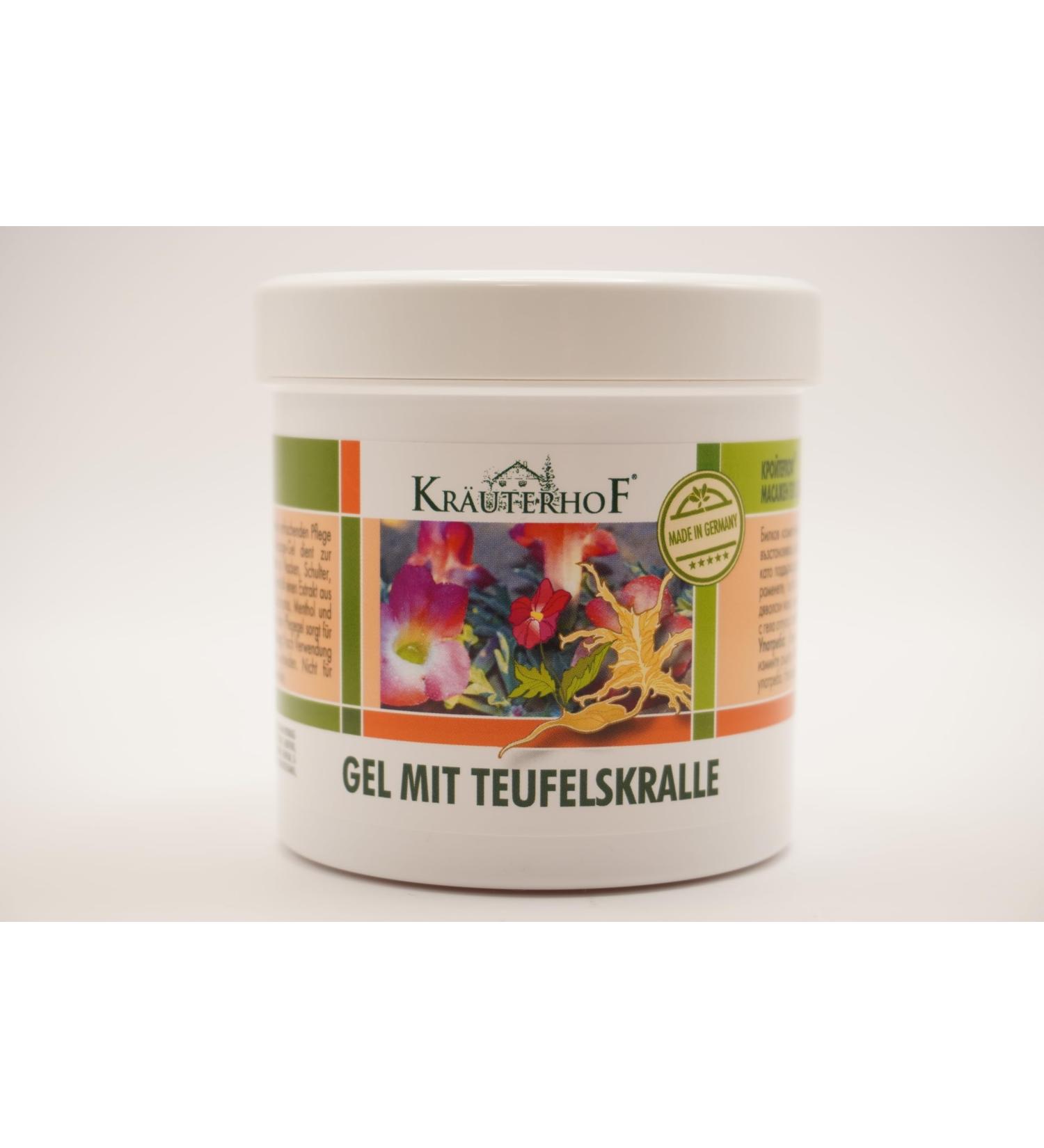 Kräuterhof 10454 Devil's Claw Body Care Gel 250ml (K5/16)