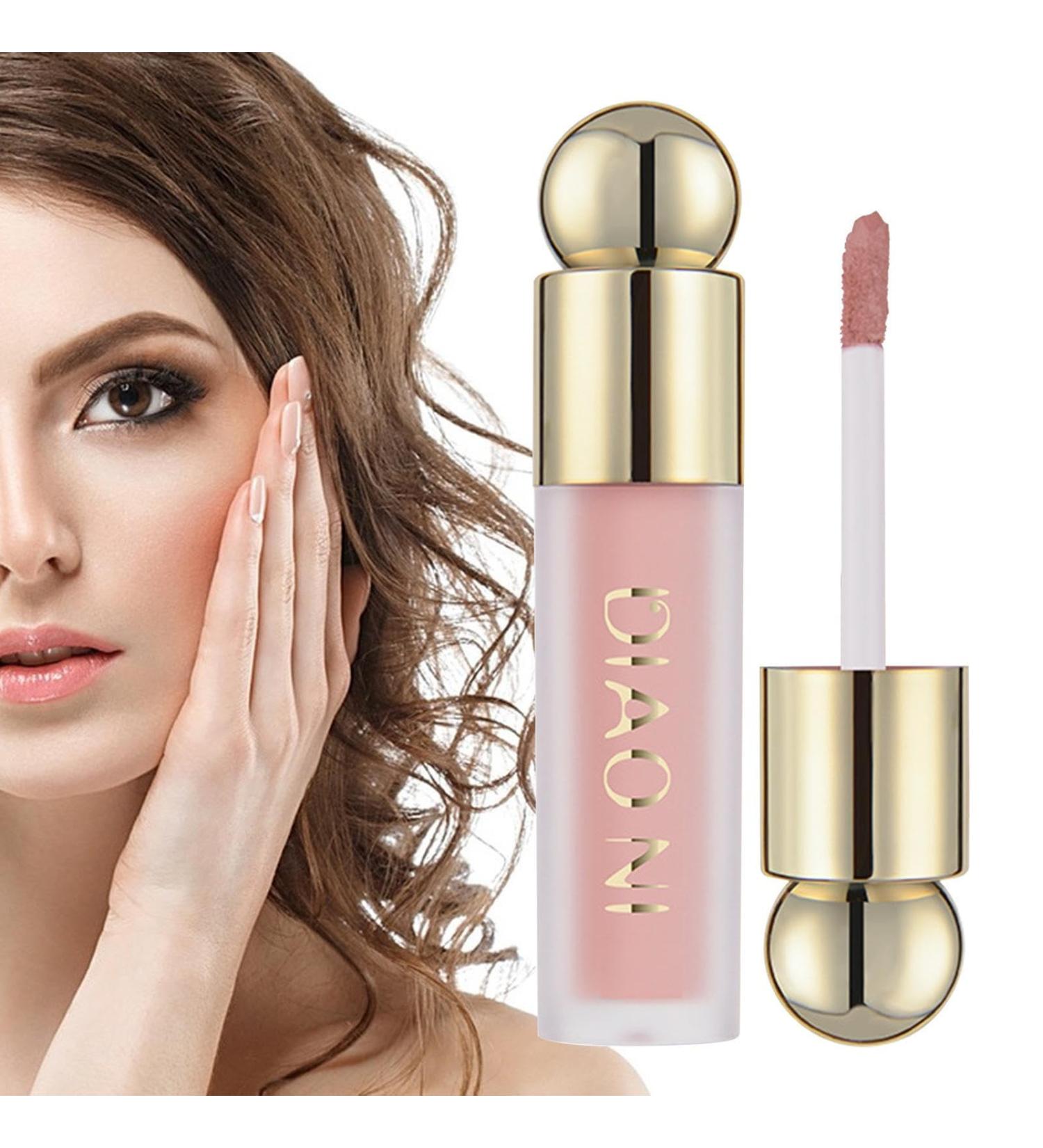 Liquid Blush For Cheeks - Blendable Cheek Tint Soft Matte Dewy Moisturizing Lightweight Milk Blush Sweatproof Waterproof Face Blush Long-Lasting Makeup Blush for Women Girl Fovolat 1# - Buy Online on GoSupps.com