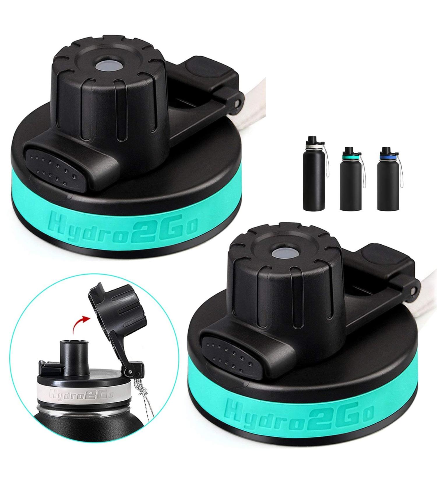 Auto Flip Lids for Hydro Flask Water Bottle Wide Mouth 12  16 18  32  40  64 oz  Flip Lids Replacements BPA-Free and Leak Proof 2 auto flip - Buy Online on GoSupps.com
