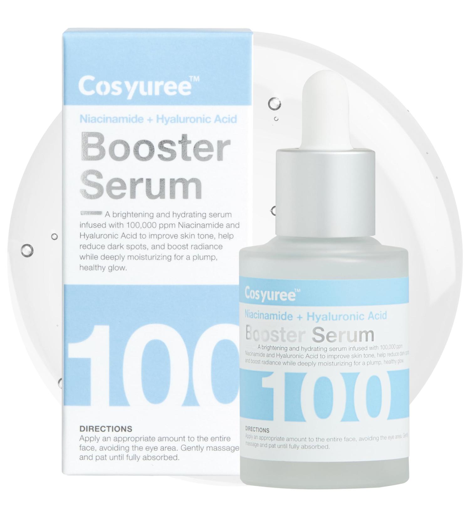 Cosyuree Niacinamide + Hyaluronic Brightening Deep Dive Serum 10% Brightening Complex Deep Hydration Glow & Smooth Texture Fragrance-Free 30ml(1.01 fl oz) - Buy Online on GoSupps.com