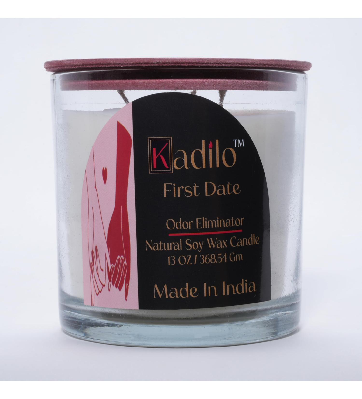 Kadilo Soy Wax Scented Candles - Aromatherapy Stress Relief Natural Essential Oils 13oz 3 Wicks Long-Lasting Aroma | International Shipping - Buy Online on GoSupps.com