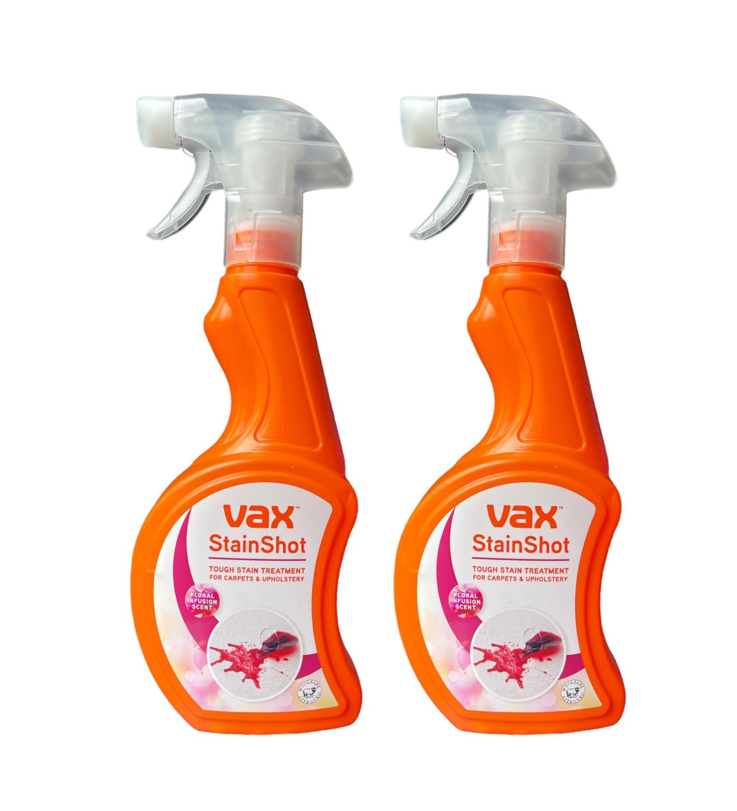 Rebixa Vax Stain Shot Multi Purpose Carpet Cleaning Spray 500ml (Pack Of 2) For Old and New Stains - Carpet Cleaner Shampoo Solution With a free Rebixa Organza Gift Bag