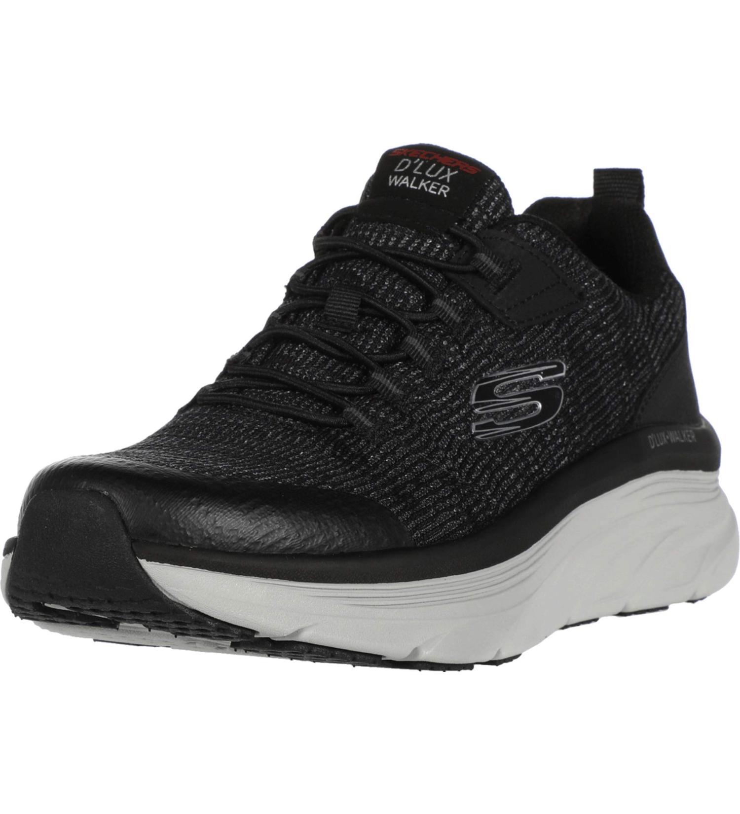 Skechers Men's 232045 BKW Walking Shoes 43 EU Black White