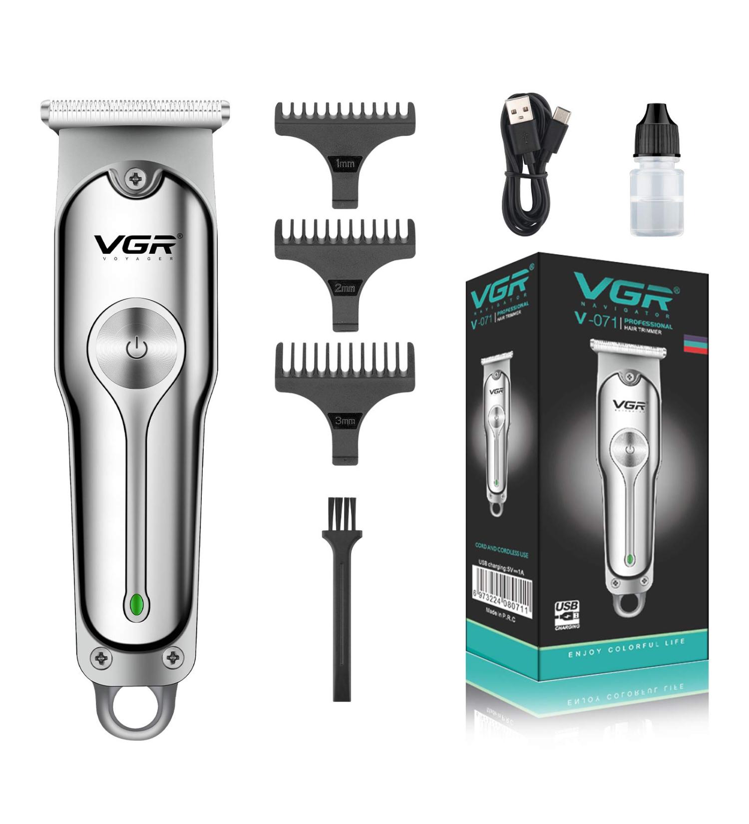 Professional Cordless Hair Clippers for Men | Waterproof Beard & Body Trimmer | USB Charging | V-071 - Buy Online on GoSupps.com