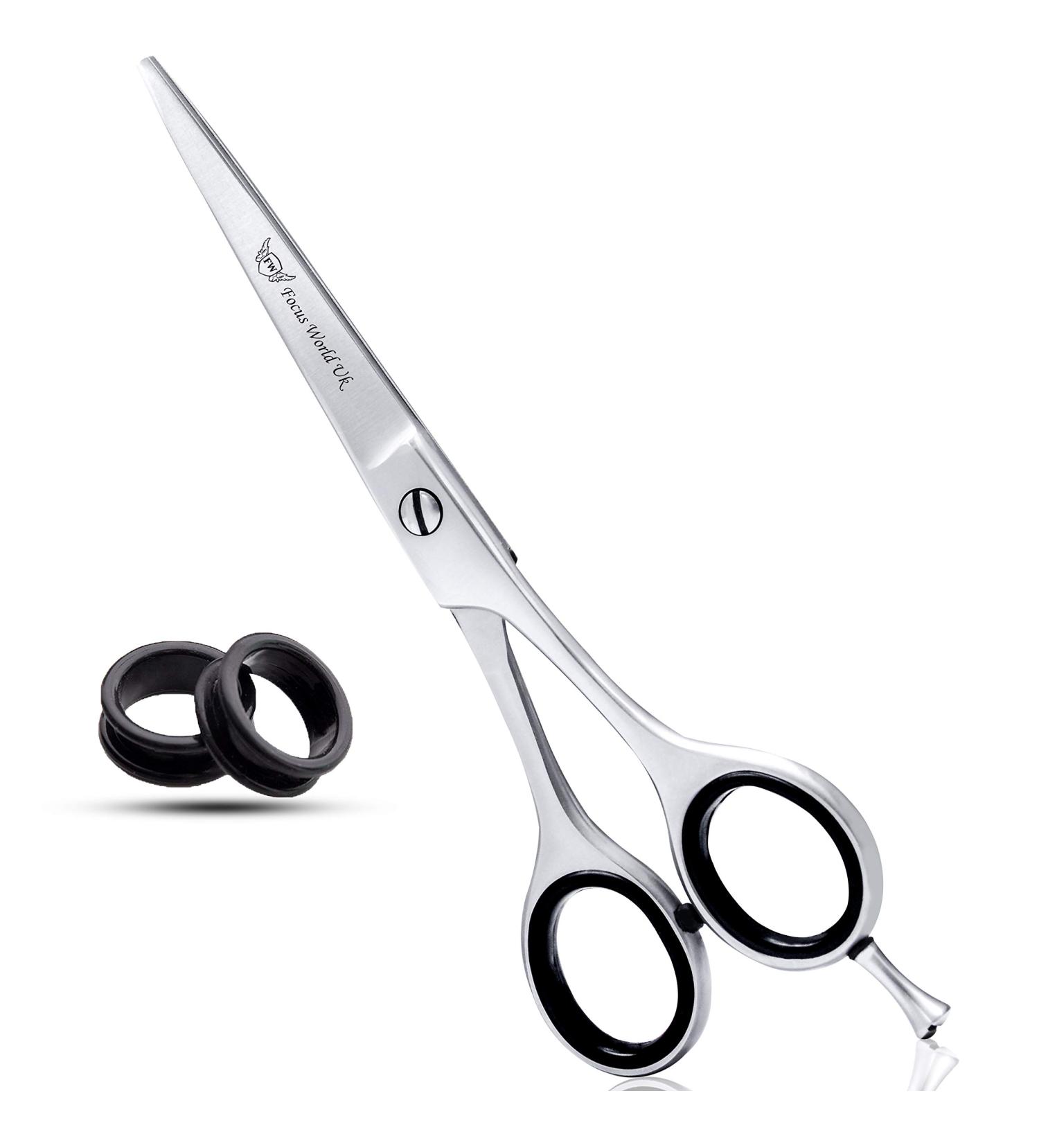 Focus World Hairdressers Scissors 6.5 Inch Barber Hair Scissors for Professional Hairdressing of Men & Women - Japanese Stainless Steel Silver 6.5 Inch 1.0 count - Buy Online on GoSupps.com
