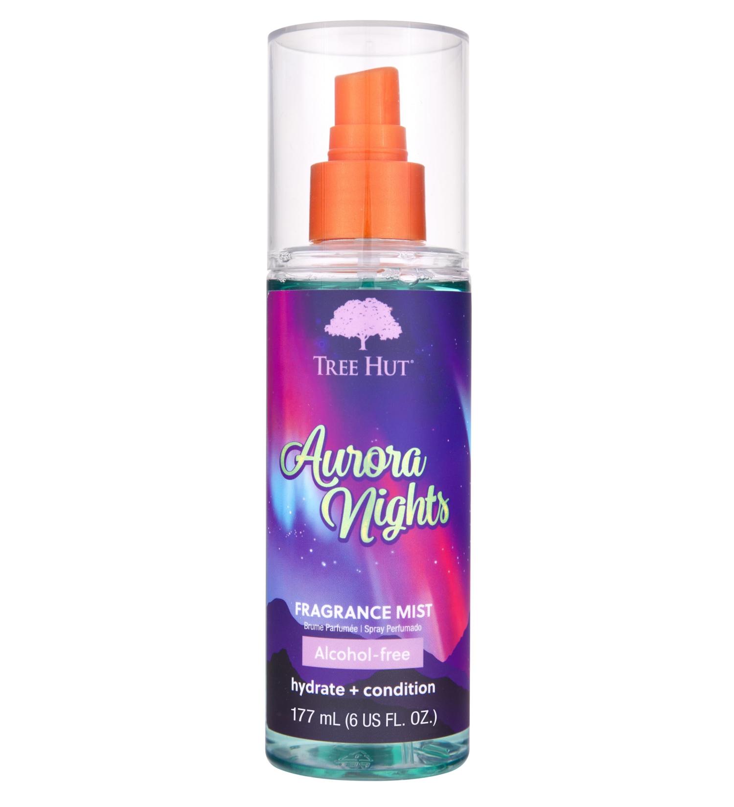 Tree Hut Aurora Nights Fragrance Mist | Spritz On for a Refreshed Feel or Layer with Your Favorite Scents | Versatile Body Spray | 6 fl oz. Aurora Nights 6 Fl Oz (Pack of 1) - Buy Online on GoSupps.com
