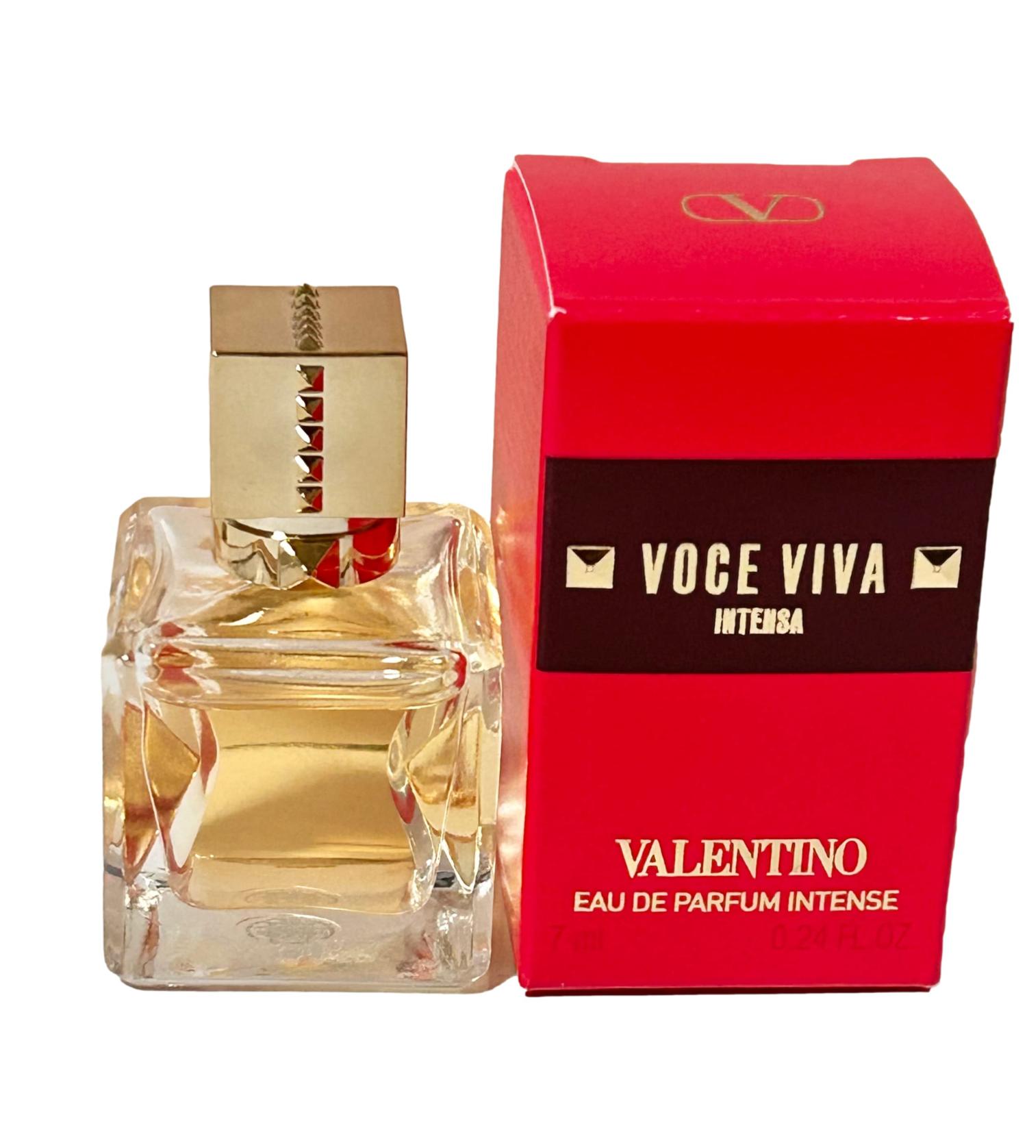 Valentino VOCE VIVA Intensa MINI Women Splash Perfume 7 ml / 0.24 Fl Oz Travel Size Small - Buy Online on GoSupps.com