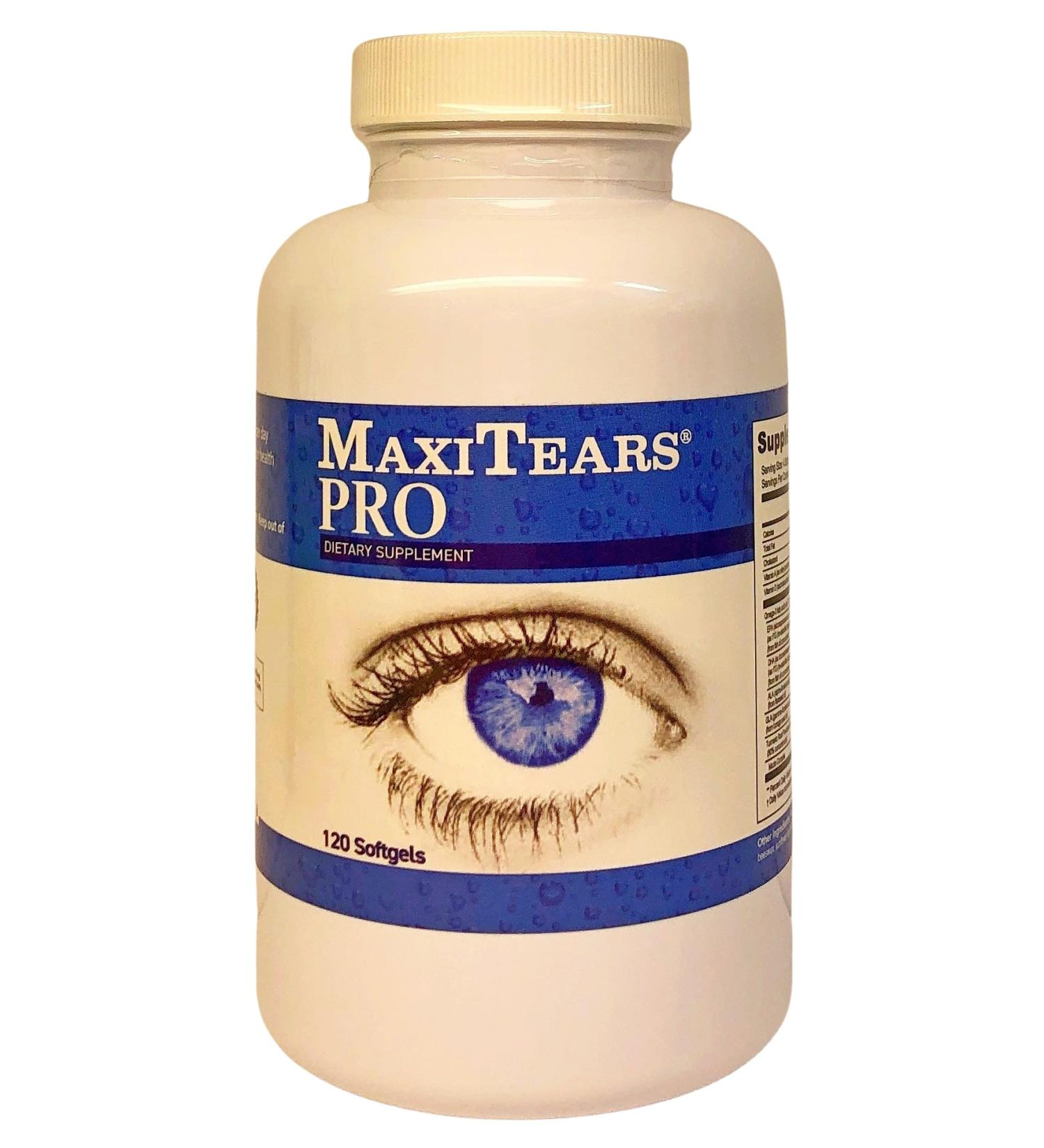 MedOp Pro 120 Softgels 1 Bottle - Formulated Eye Support with Omega-3 EPA DHA Vitamin A and Mucin Complex