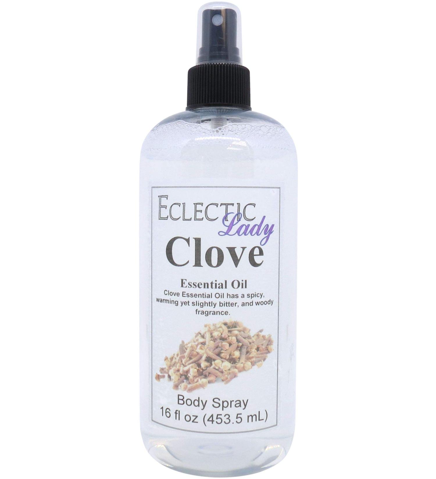 Clove Essential Oil Body Spray 16 ounces Body Mist for Women with Clean Light & Gentle Fragrance Long Lasting Perfume with Comforting Scent for Men & Women Cologne with Soft Subtle Aroma For 16 Fluid Ounces - Buy Online on GoSupps.com