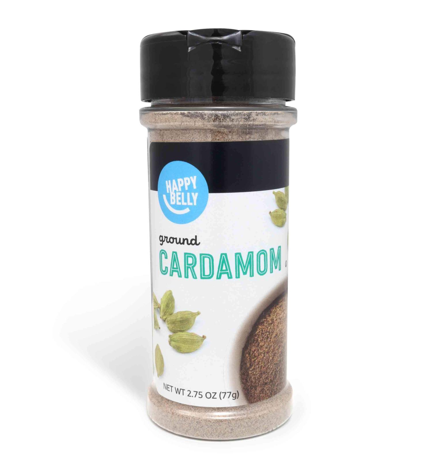Happy Belly Cardamom Ground - 2.75 oz | Premium Quality Spice | Amazon Brand - Buy Online on GoSupps.com