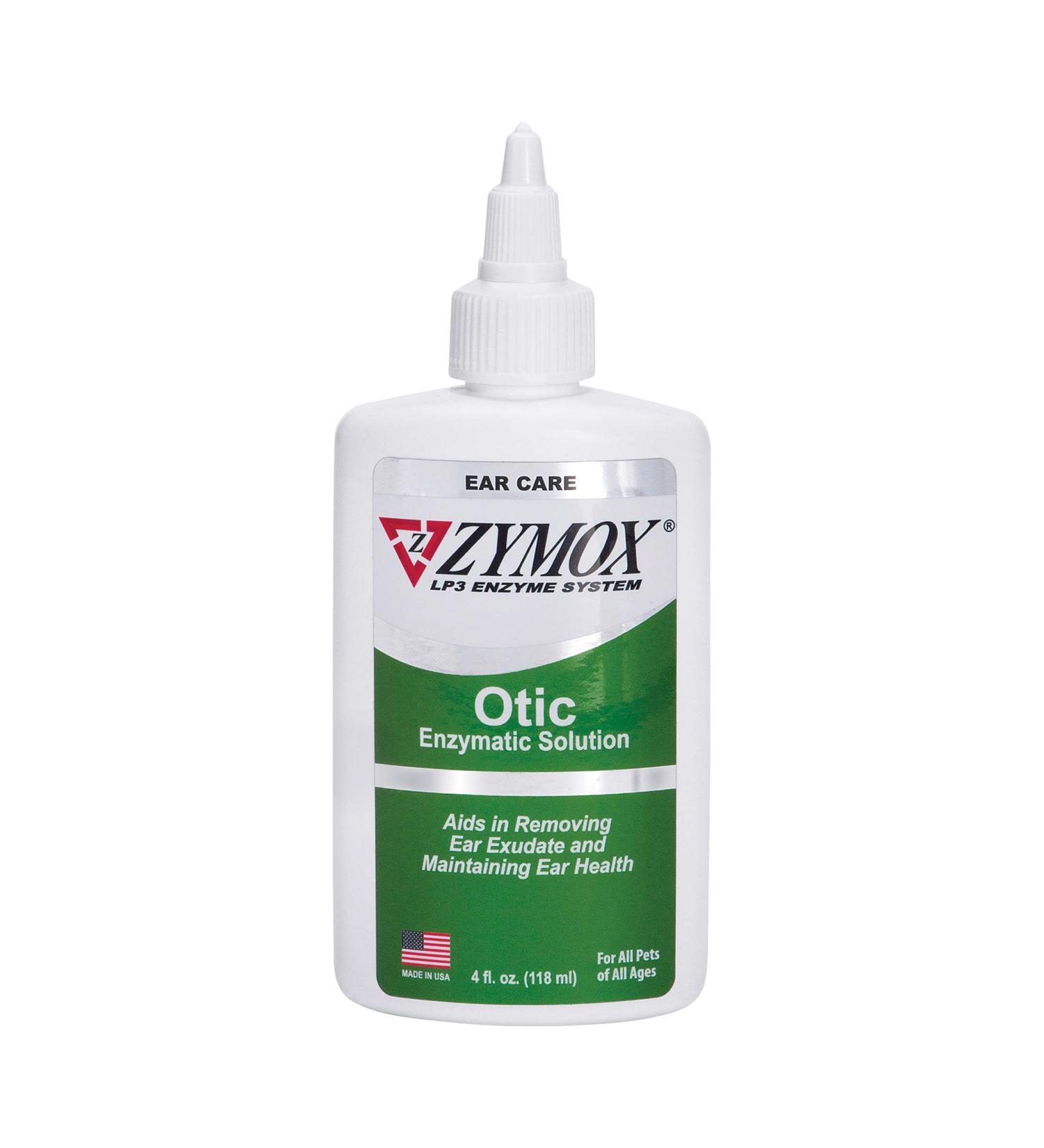Pet King Brands Zymox Otic Enzymatic Solution 4oz for Dogs and Cats - Ear Infection Relief Without Hydrocortisone - Buy Online on GoSupps.com