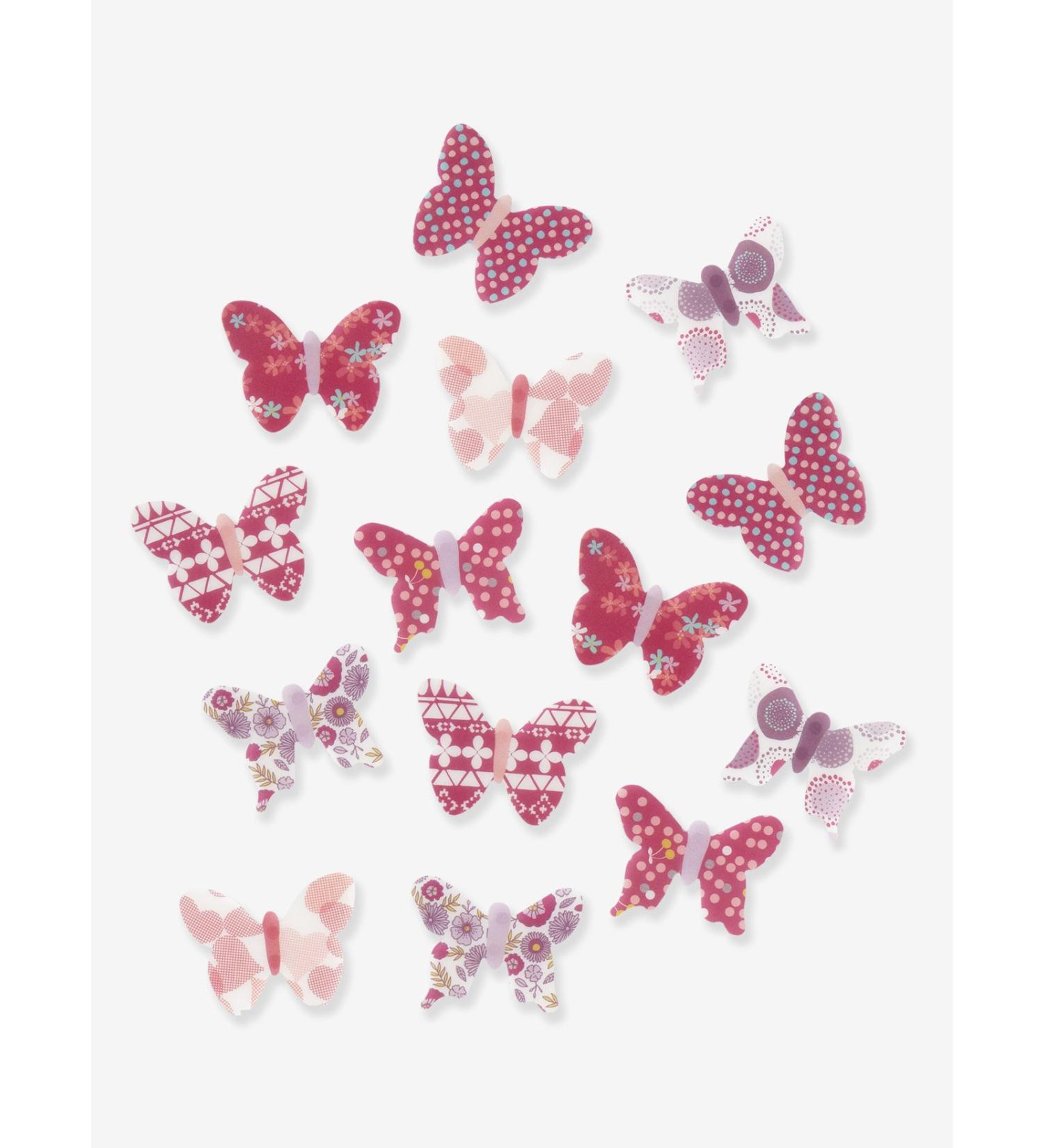 Shop VERTBAUDET Set of 14 Multi-Coloured Decorative Butterflies - One Size | International Shipping Available - Buy Online on GoSupps.com