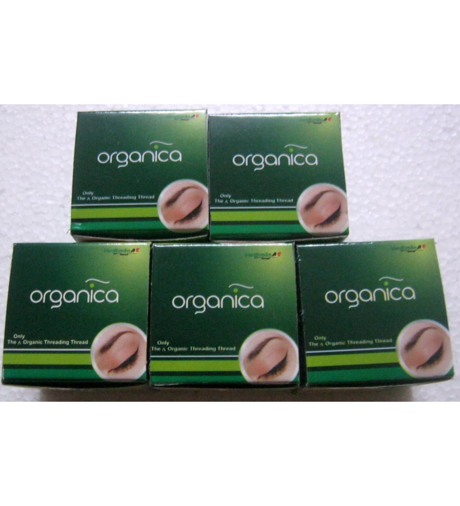 5 Spool x 300m Organica Organic Cotton Eyebrow Threading Thread - India