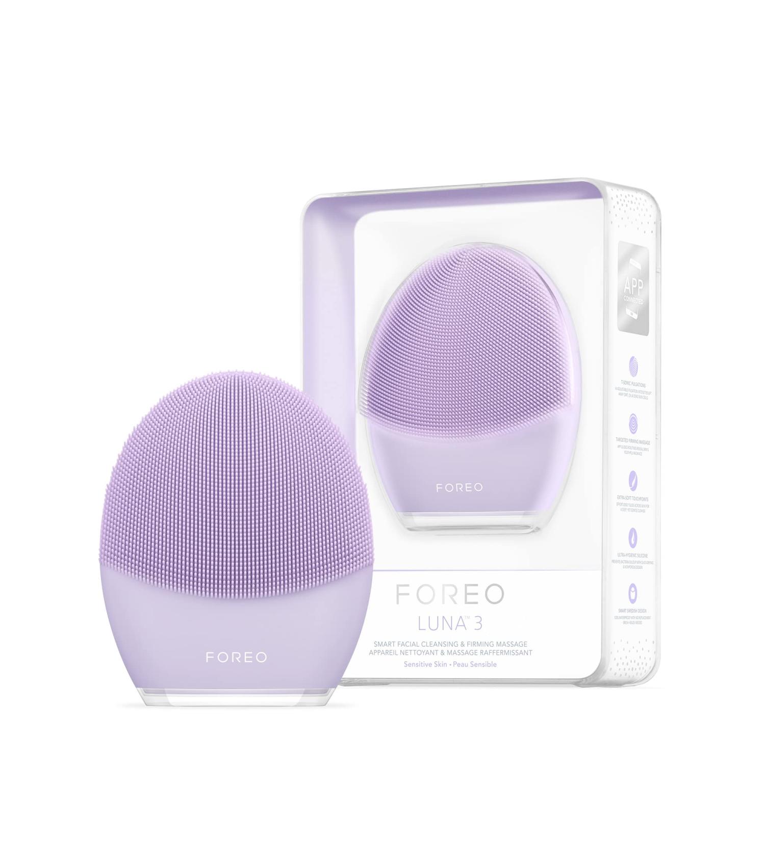 FOREO LUNA 3 Facial Cleansing Brush | Anti Aging Face Massager | Enhances Skin Care Product Absorption | For Clean & Healthy Skin | Waterproof & Gentle for Sensitive Skin - Buy Online on GoSupps.com