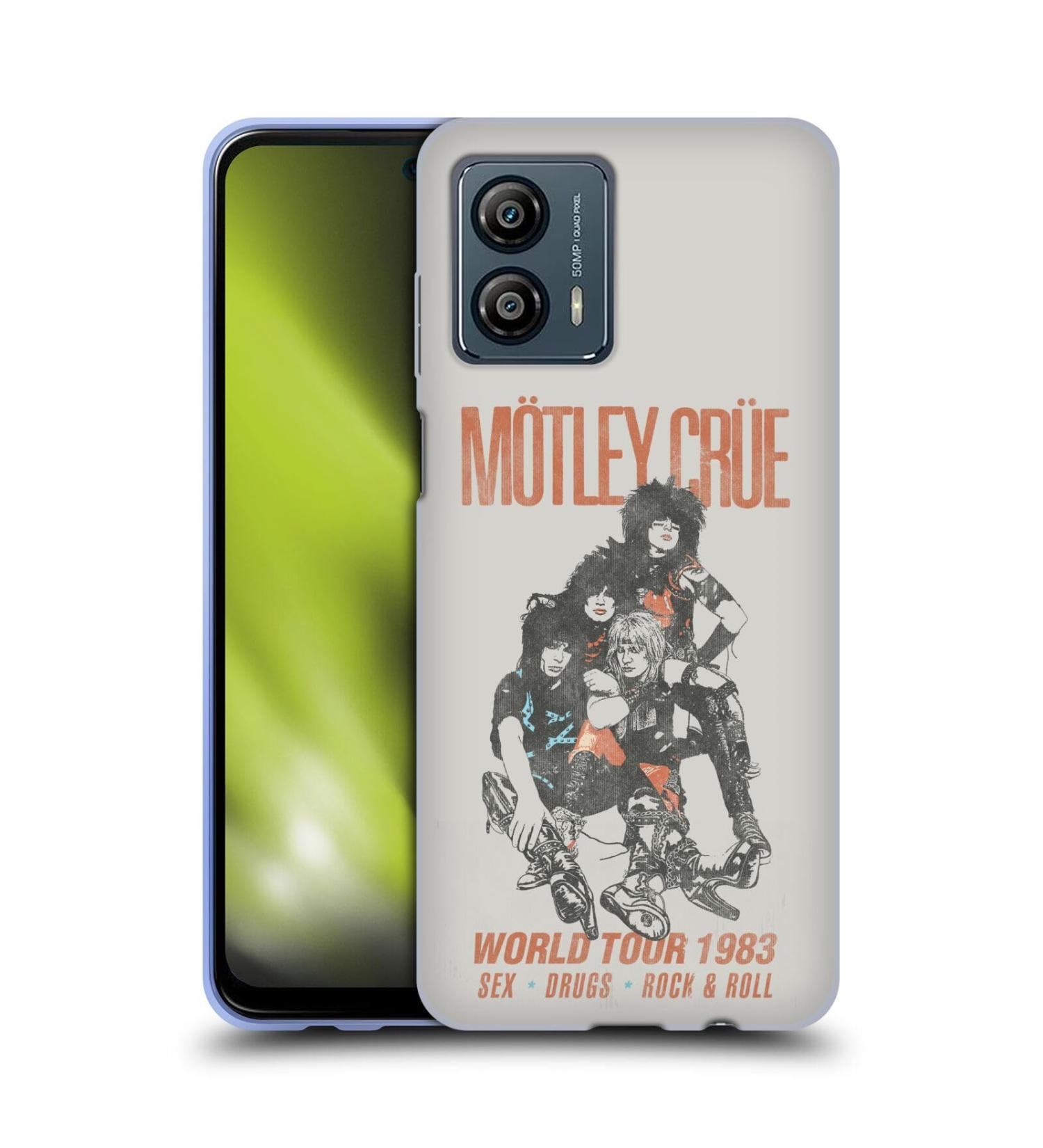 Head Case Designs Officially Licensed Motley Crue Sex Drugs and Rock & Roll Tours Soft Gel Case Compatible with Motorola Moto G53 5G - Buy Online on GoSupps.com