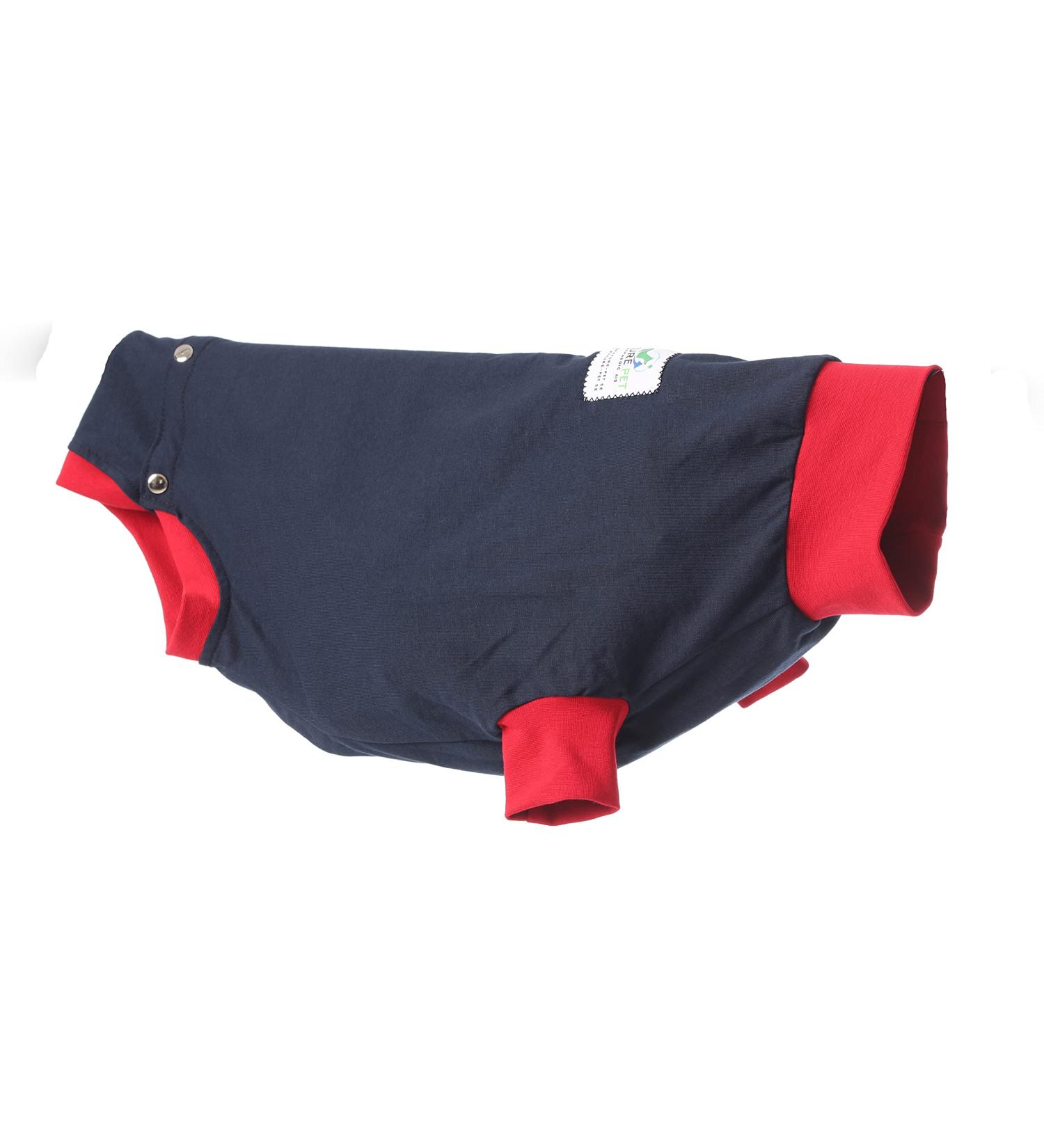 Dog Surgical Bodysuit - Wound Protection Suit for Dogs | Medical Recovery Shirt (S Blue) - Buy Online on GoSupps.com