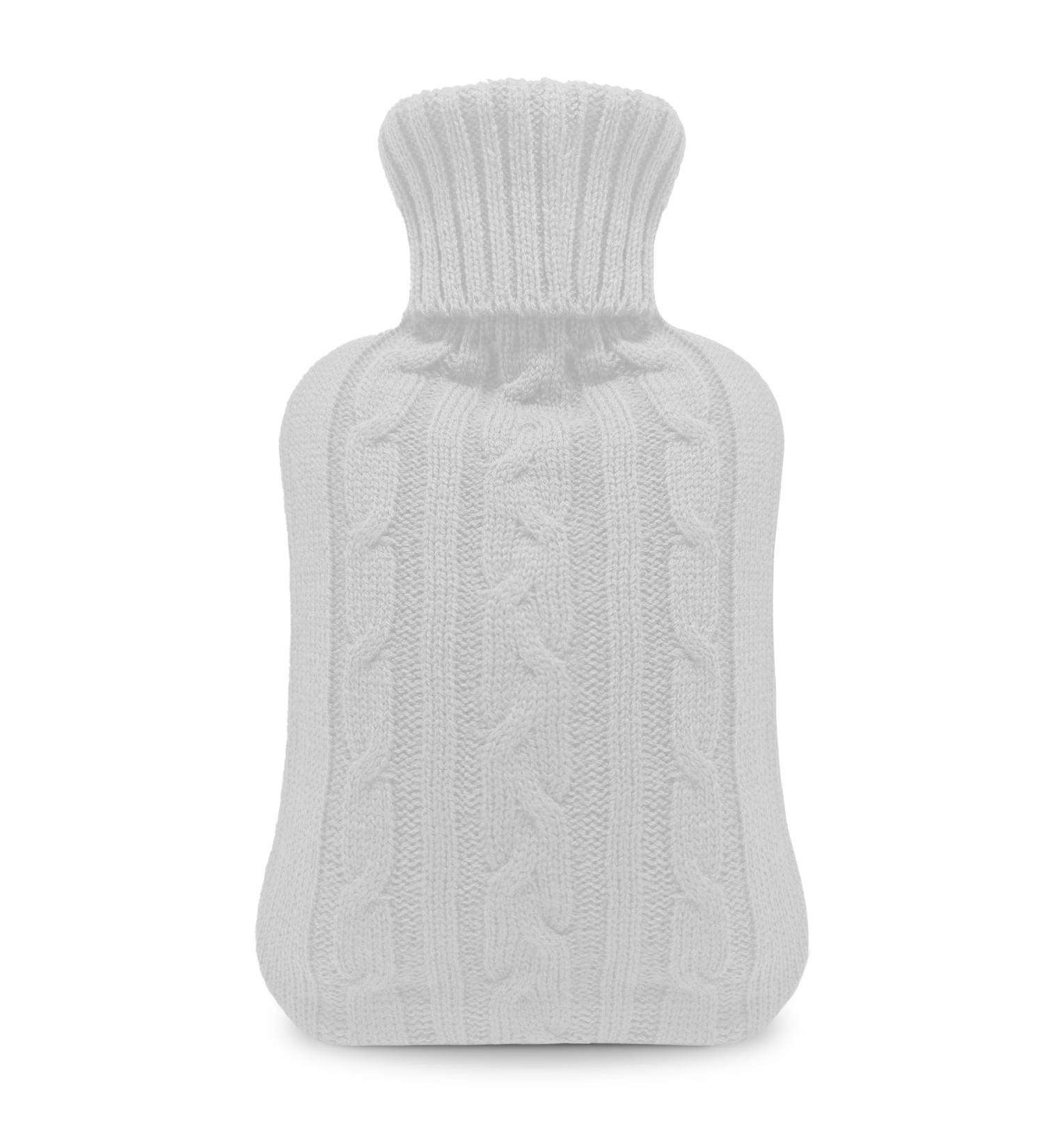 KEPLIN Cosy Hot Water Bottle with Knitted Cover - Relieves Body Aches & Pains Washable Safe & Durable Heating Pad - Ideal Cosy Nights & Gifts - Large 2L (Cream) Cream Knitted - Buy Online on GoSupps.com