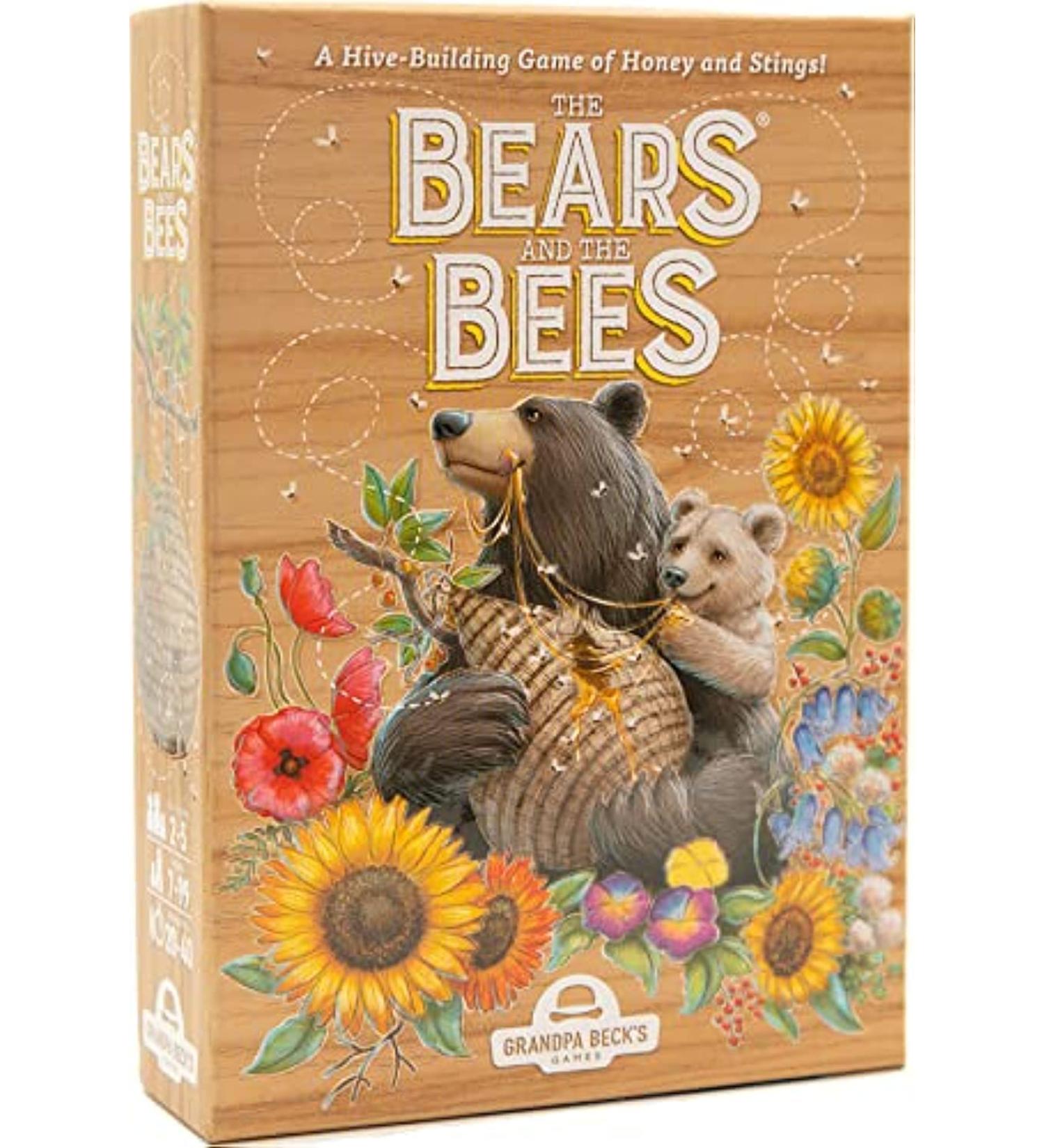 Grandpa Beck's The Bears and The Bees Tile Laying Game | Fun Strategy Game for Kids, Teens, and Adults | 2-5 Players 7+ years | From the Makers of Cover Your Assets & Skull King - Buy Online on GoSupps.com