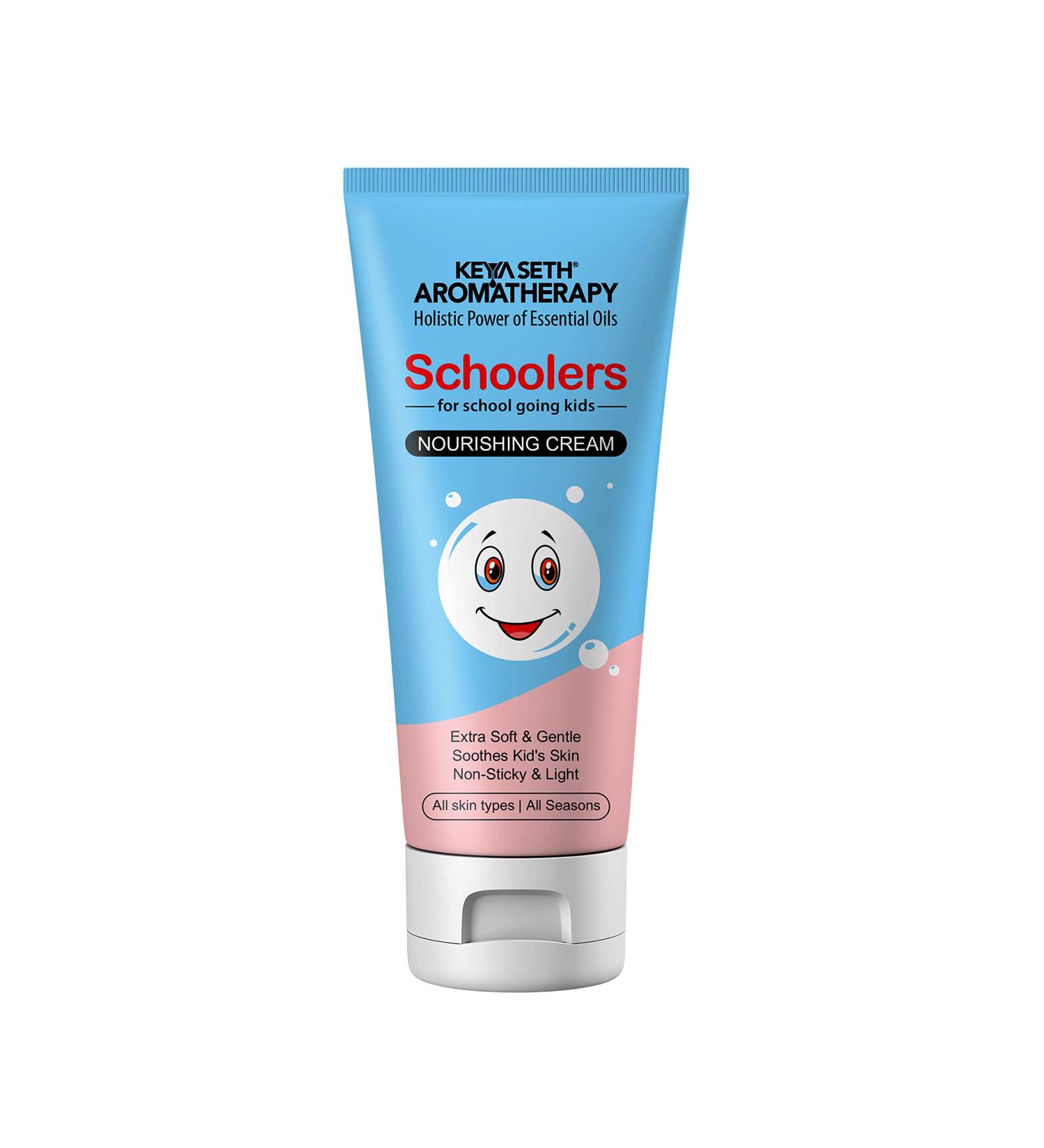 Schoolers Nourishing Cream for Kids - Gentle Hypoallergenic Paraben & Sulfate Free Moisturizer 50Gm - Intensive Care for Sensitive Skin - Buy Online on GoSupps.com