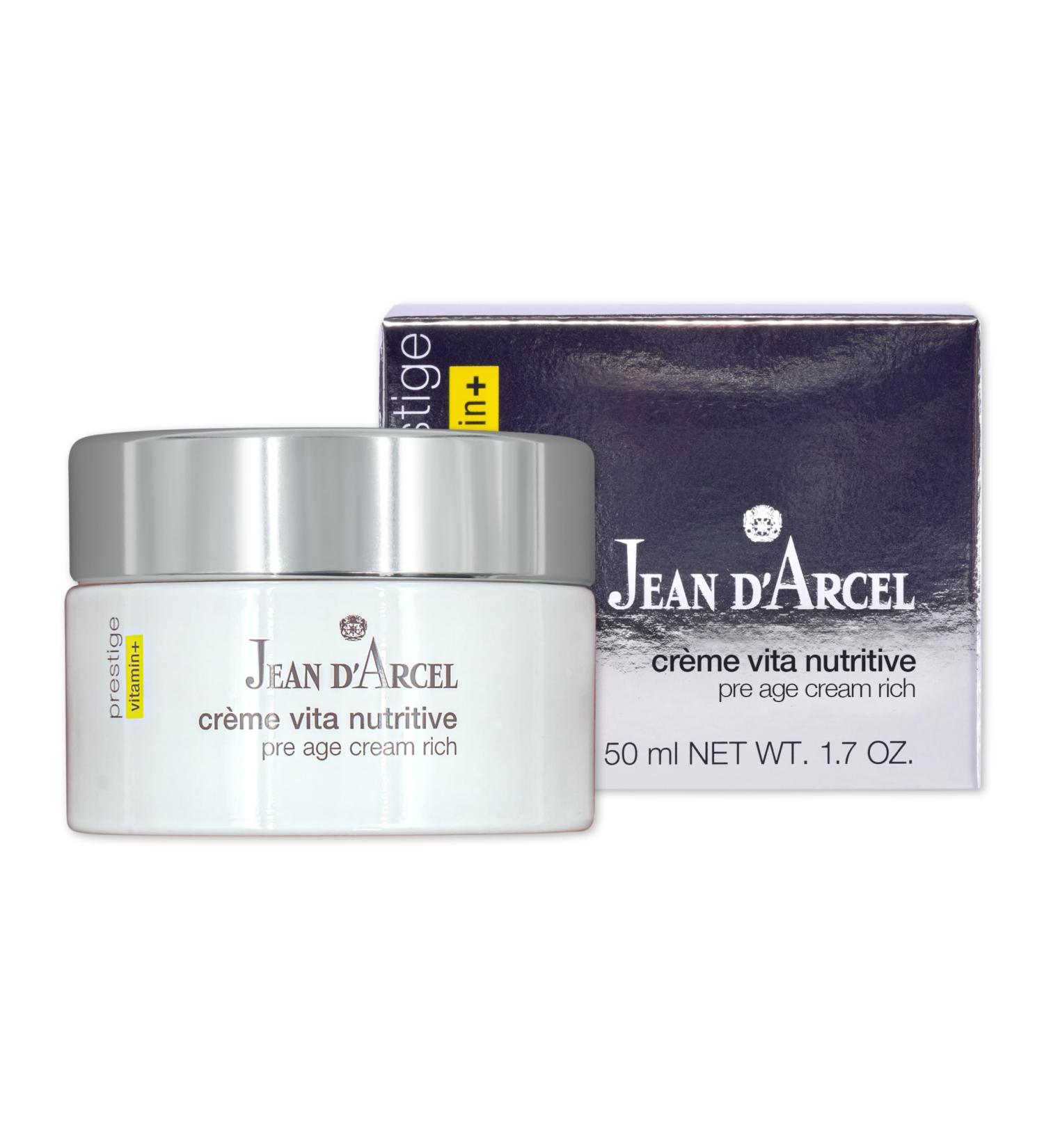  Jean D'Arcel JEAN D'ARCEL PRESTIGE Vita Nutritive Cream - Firming Moisturizing Cream for Dry Skin - With Vitamin C A & E - Pre Age Cream Rich - 50ml - Buy Online on GoSupps.com