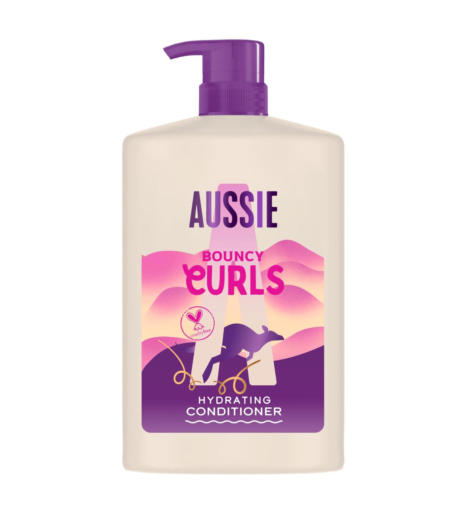 Aussie Bouncy Curls Apr s-Shampoing Hydratant 1000ml Boost d'Hydratation pour Cheveux Boucl s - Buy Online on GoSupps.com