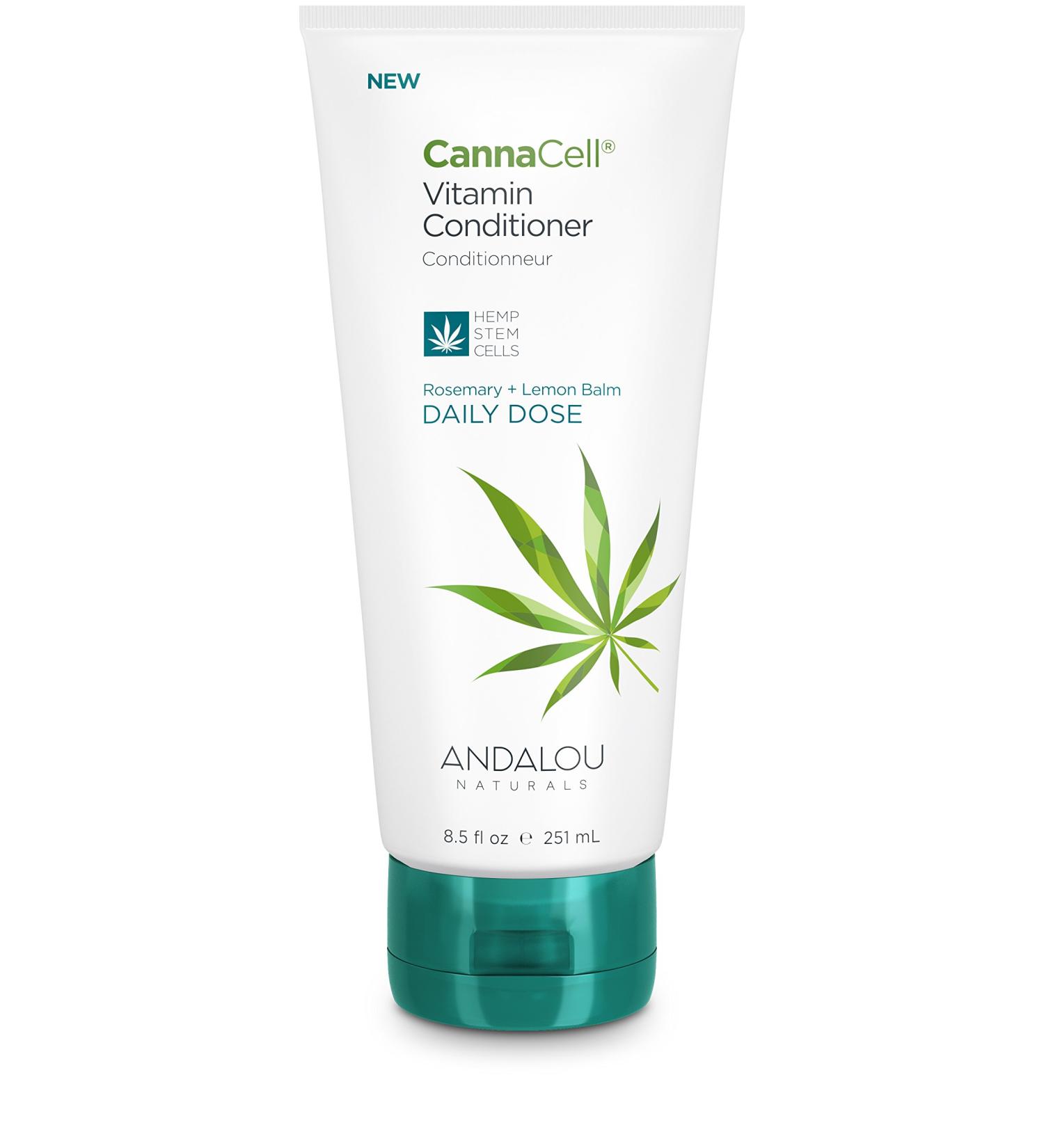 Andalou Naturals CannaCell Vitamin Conditioner, Daily Dose, 8.5 oz - Nourishing Hair Care - Buy Online on GoSupps.com