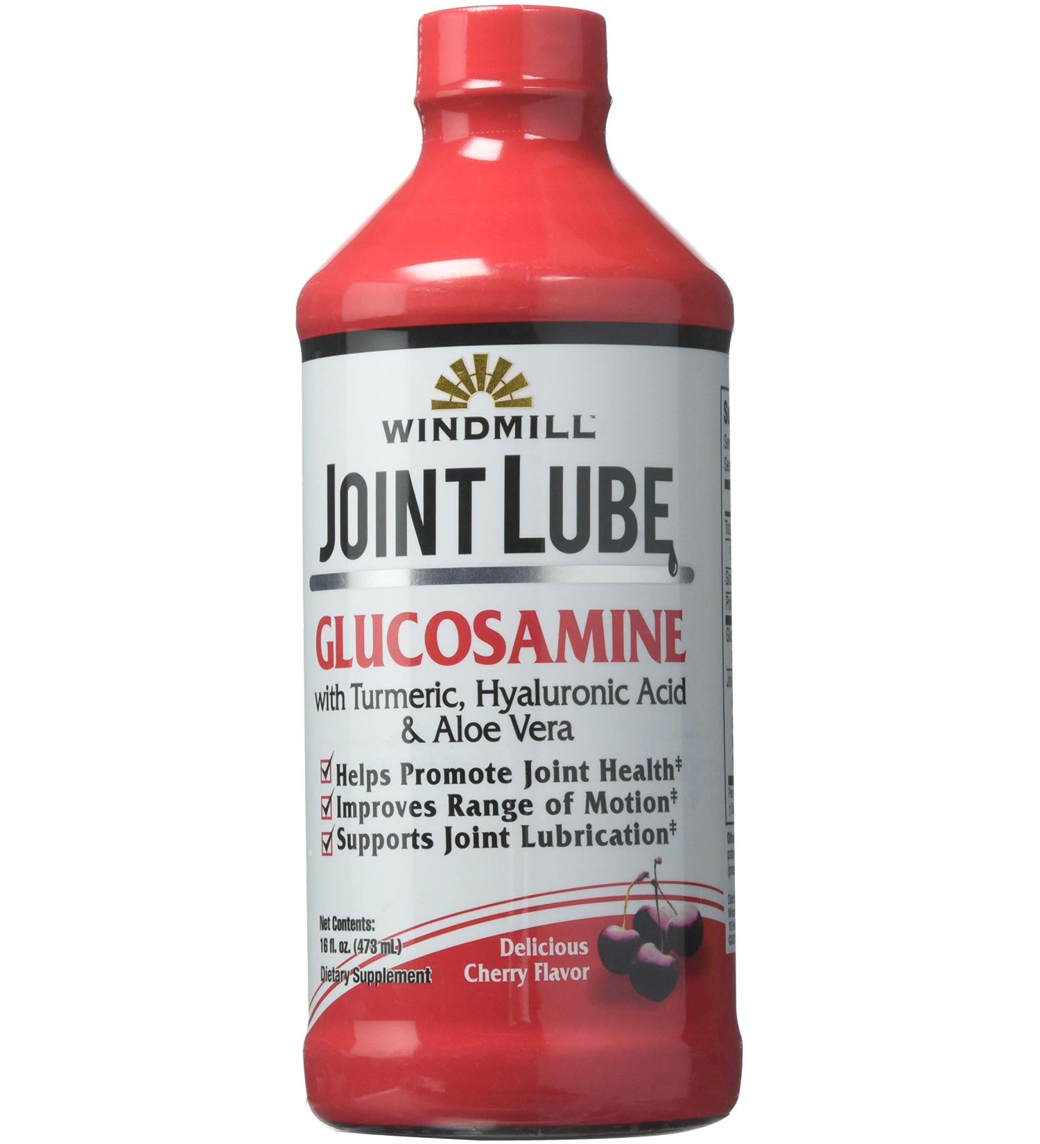 Glucoflex Joint Lube Glucosamine Liquid Cherry Flavor 16 oz (Pack of 4) - Buy Online on GoSupps.com
