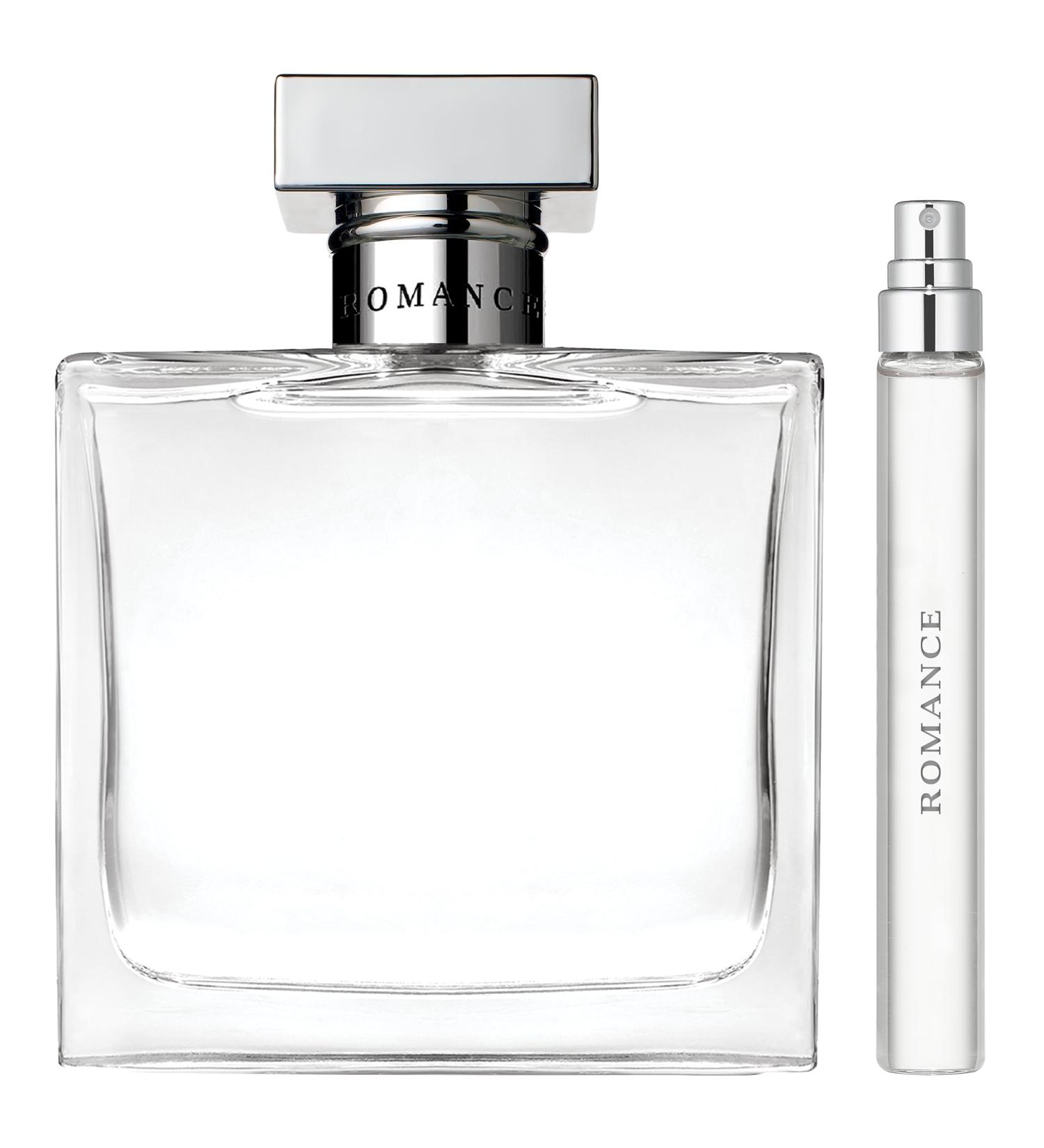 Ralph Lauren - Romance - Eau de Parfum - Women's Perfume Set - Floral & Woody - With Rose Jasmine and Berries - Medium Intensity - Bundle with Full Size 3.4 Fl Oz & Travel Size 0.34 Fl Oz - Buy Online on GoSupps.com