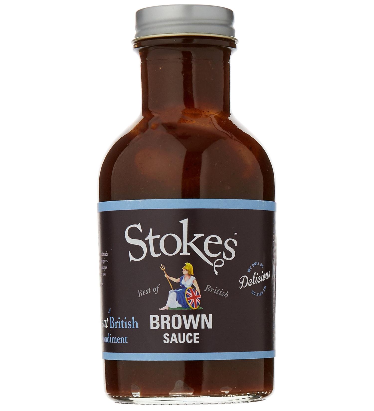 Stokes Brown Sauce 320g: Delicious condiment for savory dishes - Buy Online on GoSupps.com