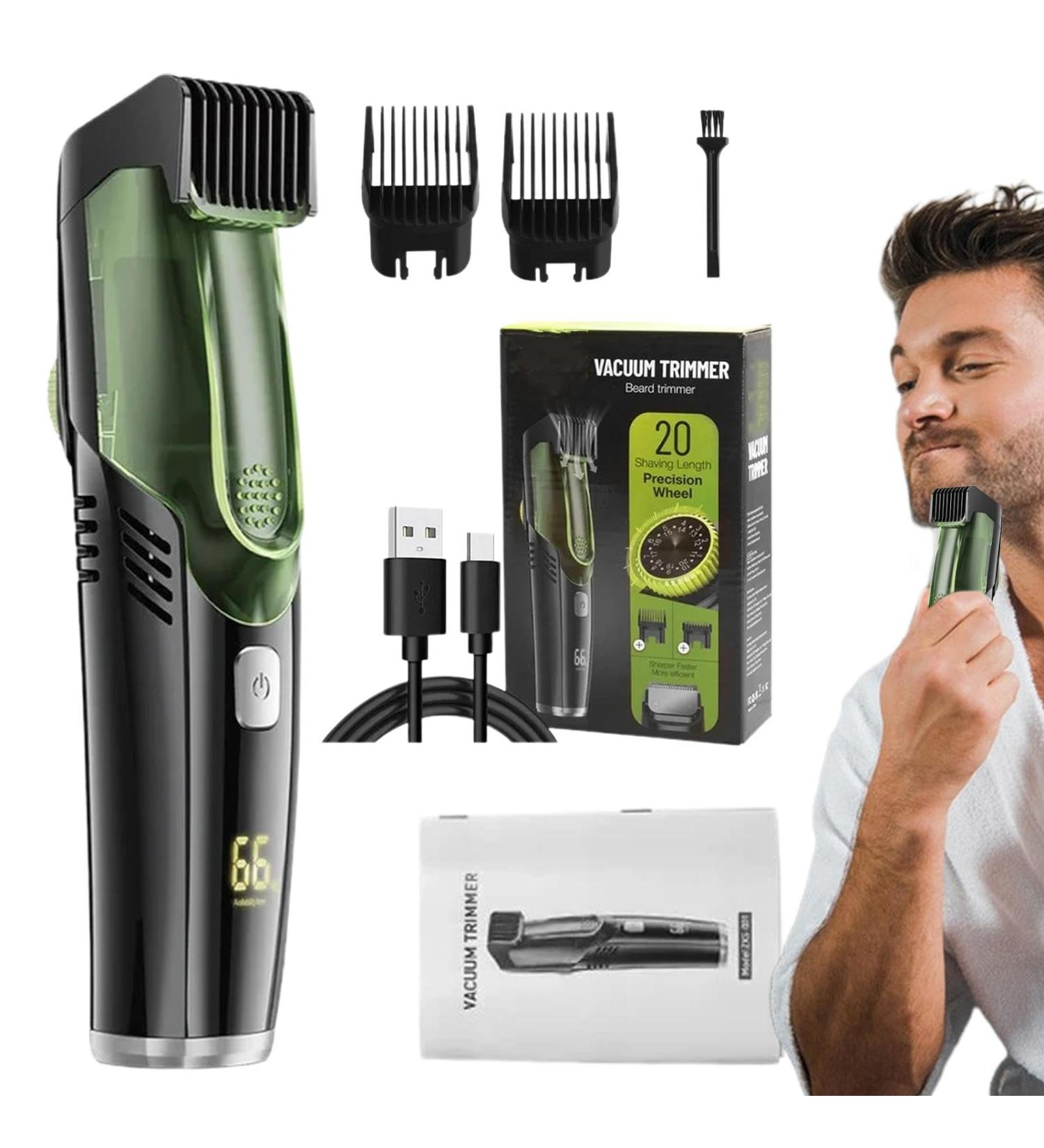 Zasdvn Adjustable Beard Trimmer for Men Electric Mustache Trimmer IPX6 Waterproof Beard Clipper with 2 Combs Beard Trimmer Kit Professional Hair Clippers Portable Rechargeable Beard Shaver - Buy Online on GoSupps.com