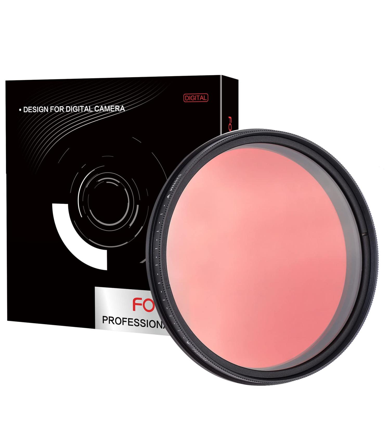Fotga 67mm Six-in-One Adjustable Infrared IR Pass X-Ray Lens Filter 530nm-750nm - Buy Online on GoSupps.com