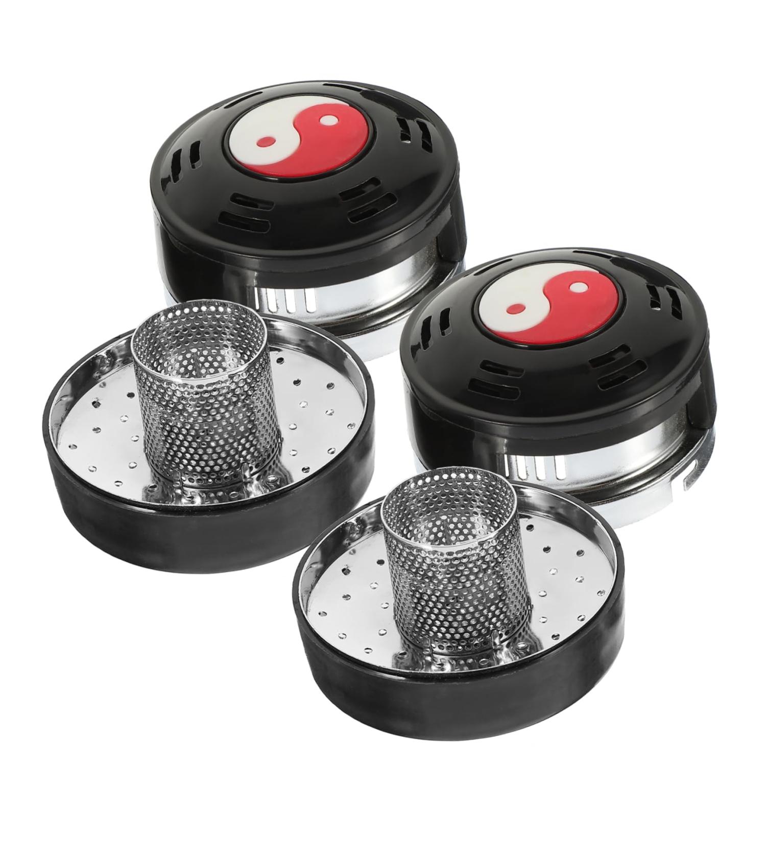 Lalafina Stainless Steel Moxibustion Box Tool - Chinese Style Moxa Burner Holder Tank 10x7cm | International Shipping Available - Buy Online on GoSupps.com