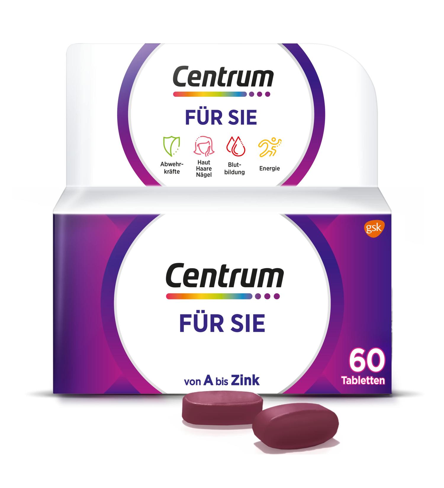 Buy Centrum for You - 60 High-Quality Nutritional Supplements for Women - Daily Micronutrient Care - 1 Pack - Buy Online on GoSupps.com