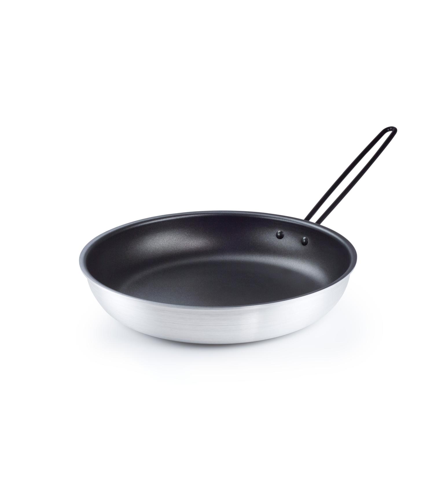 GSI Outdoors Bugaboo Fry Pan I Folding Handle, Aluminum Non-Stick for Camping, Home, Backpacking or Cabin 8 inch