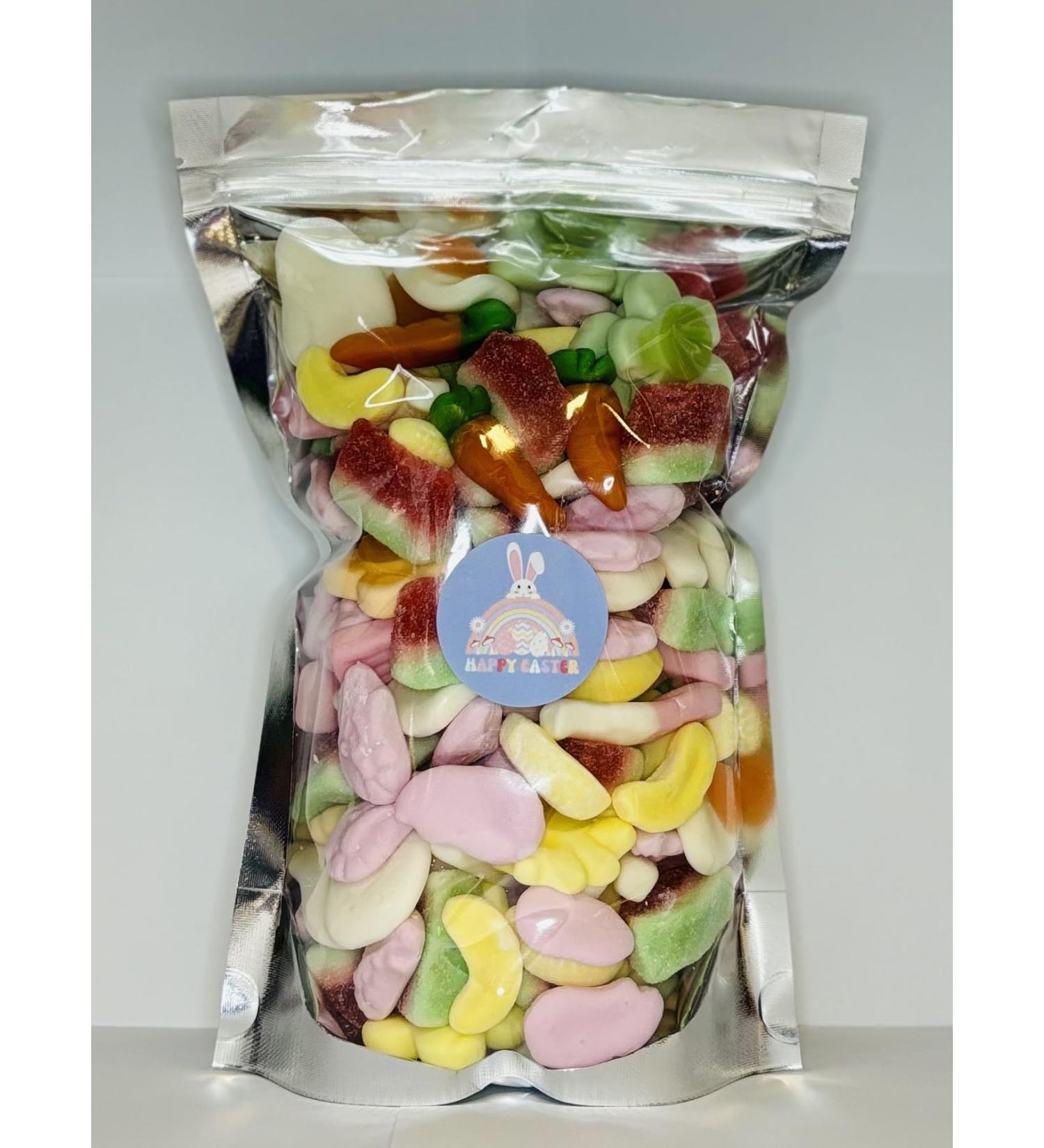 Happy Easter Party Kids Sweet Pouch Party Bags Candy Pick n Mix 600g - Buy Online on GoSupps.com