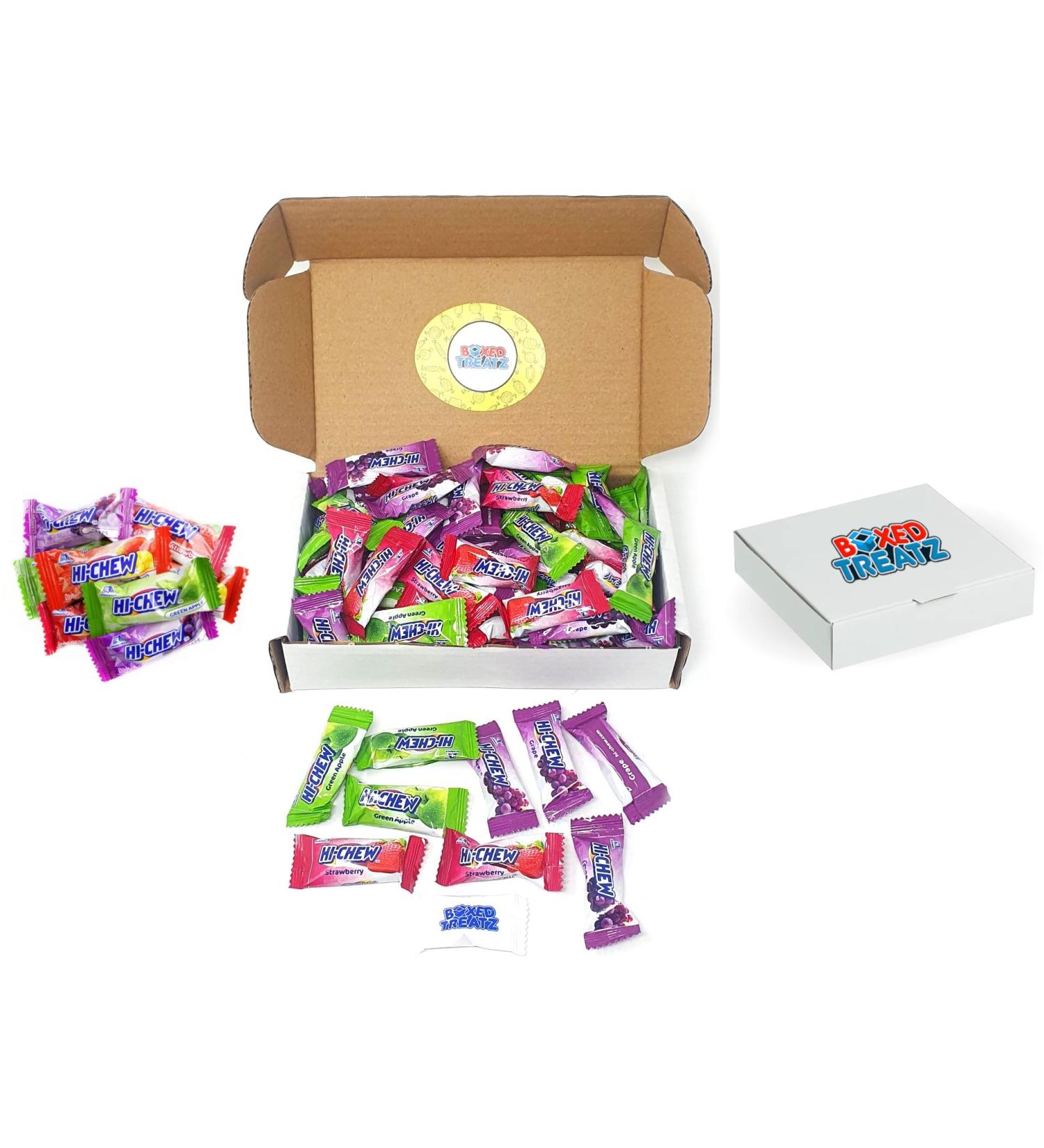 Hi-Chew Fruit Chewy Candy Sweets Bag 500g - 3 Flavours Double Layered Boxed Treatz - Buy Online on GoSupps.com
